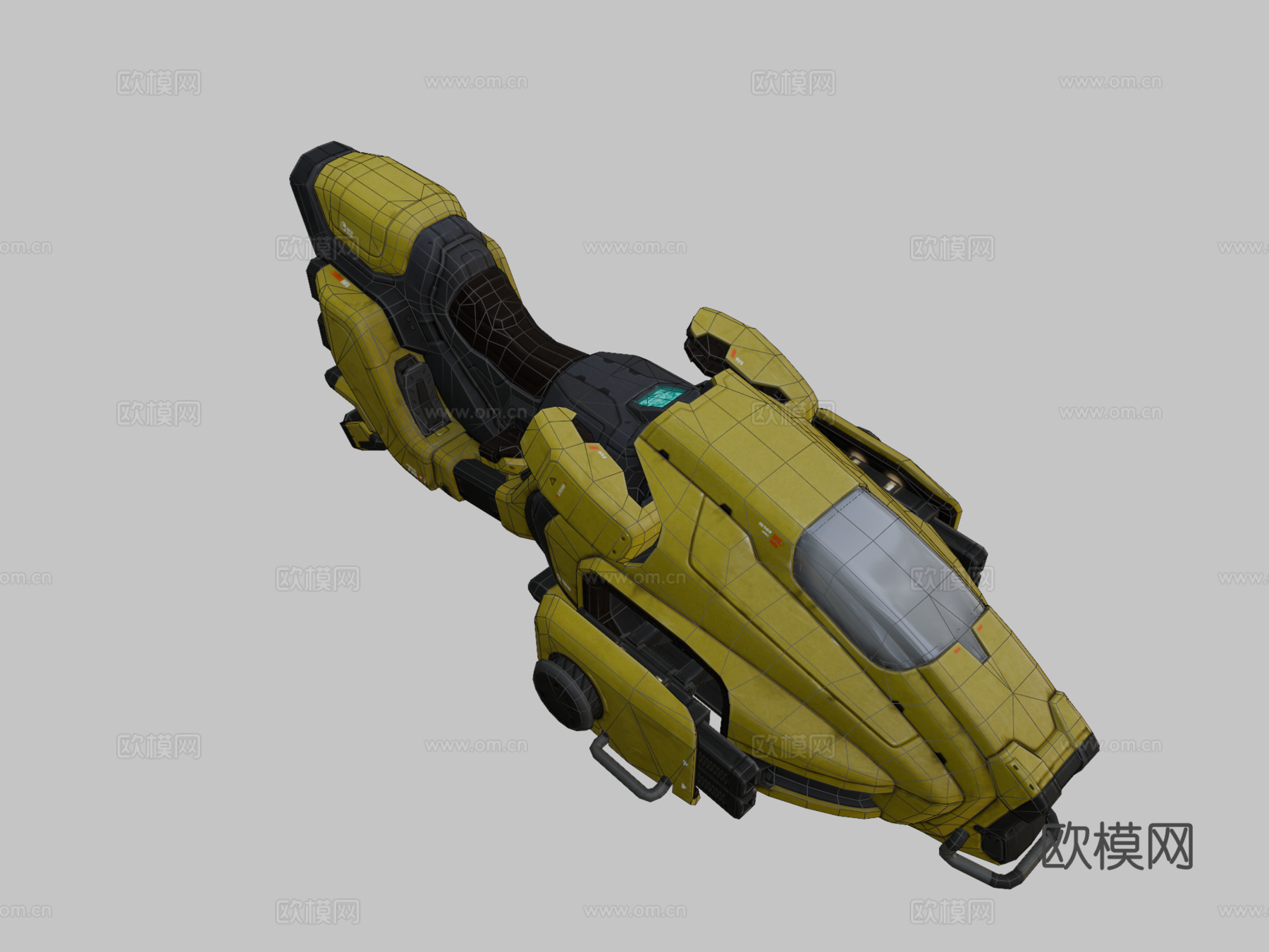 悬浮自行车su模型