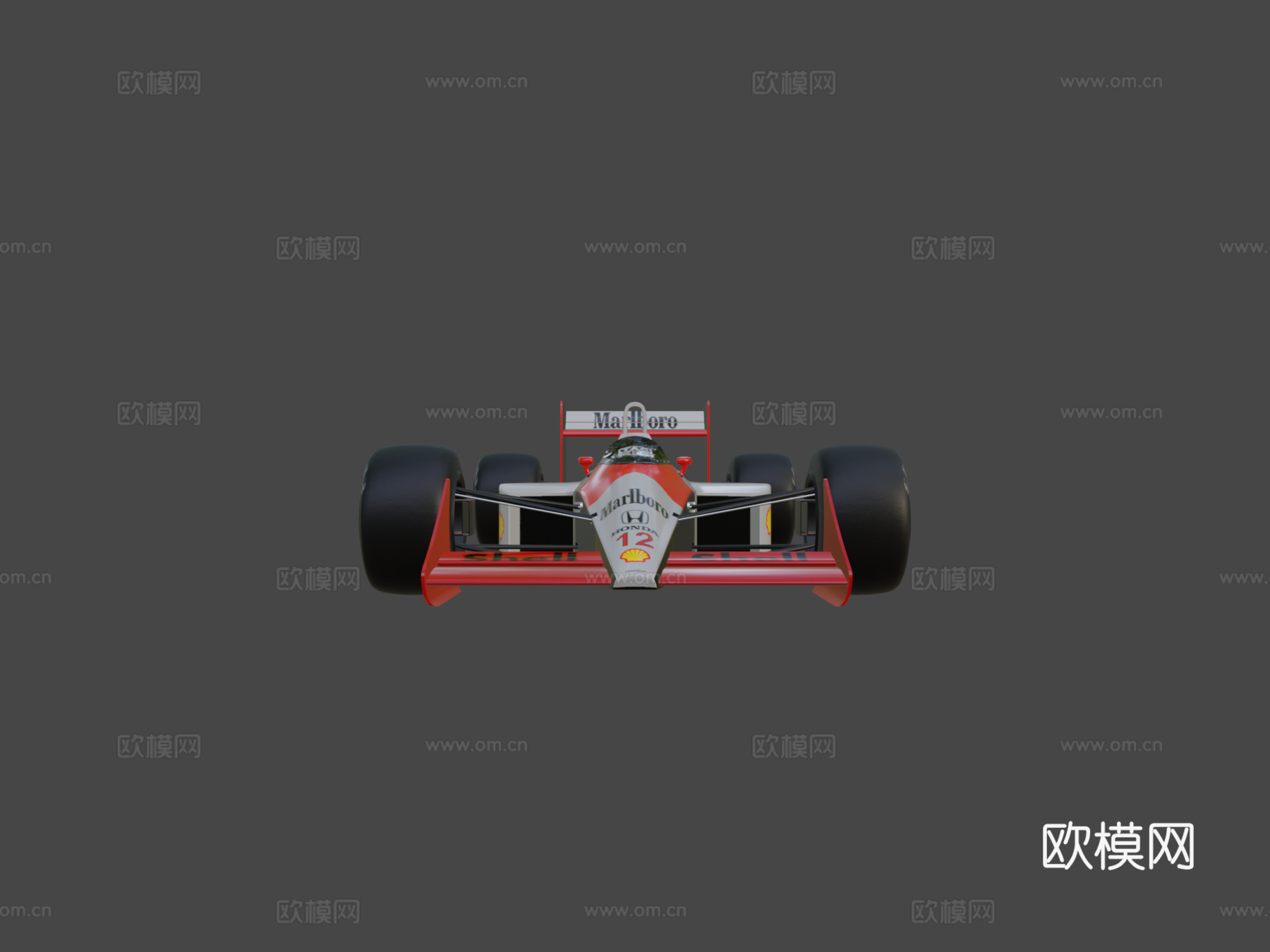 迈凯伦 MP44 F1 赛车su模型