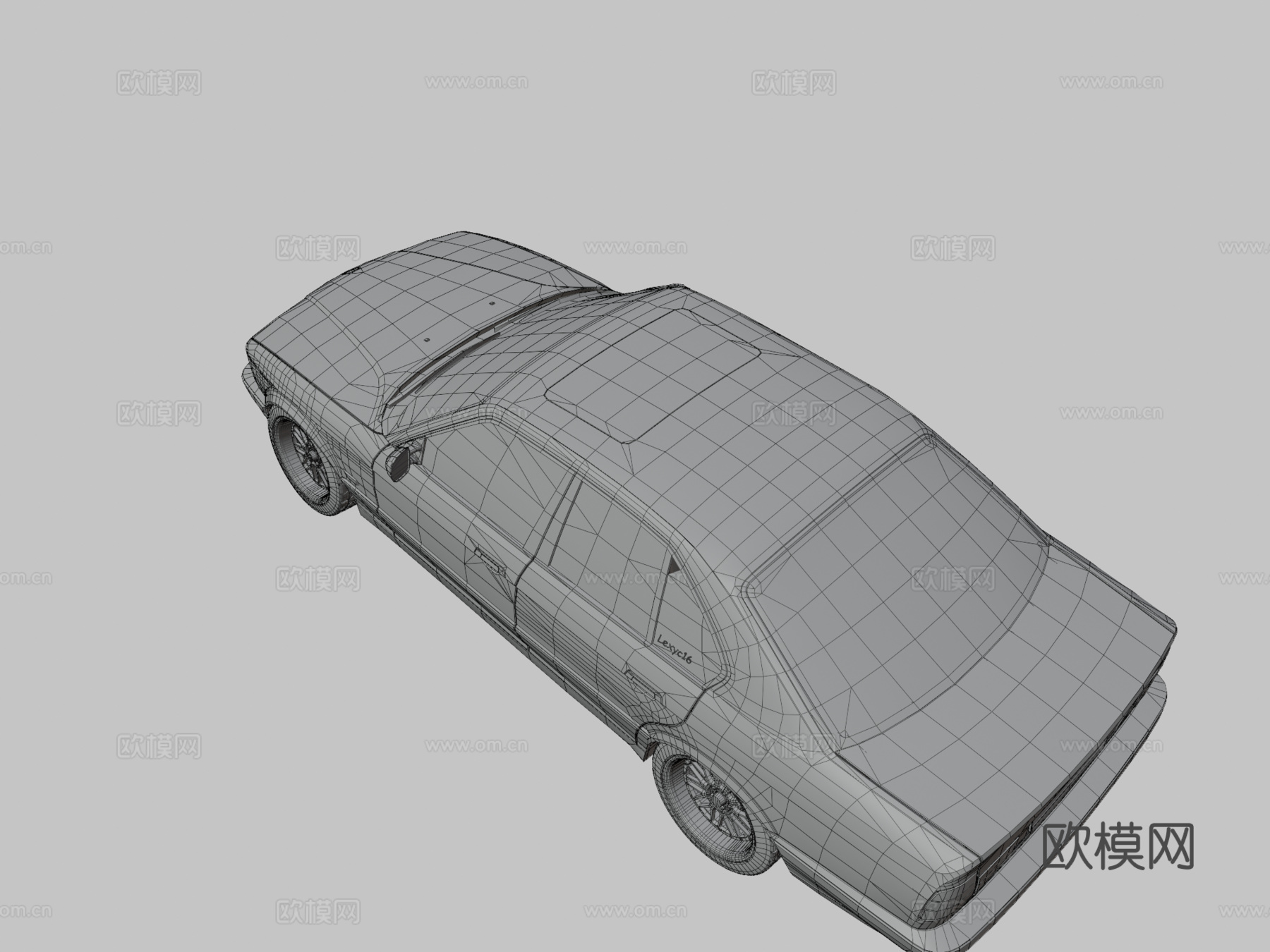 宝马E34姿态风格su模型