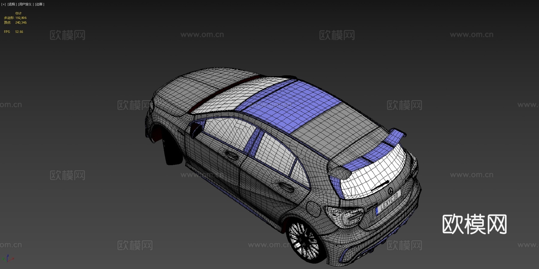 梅赛德斯奔驰A45 AMG 2018su模型
