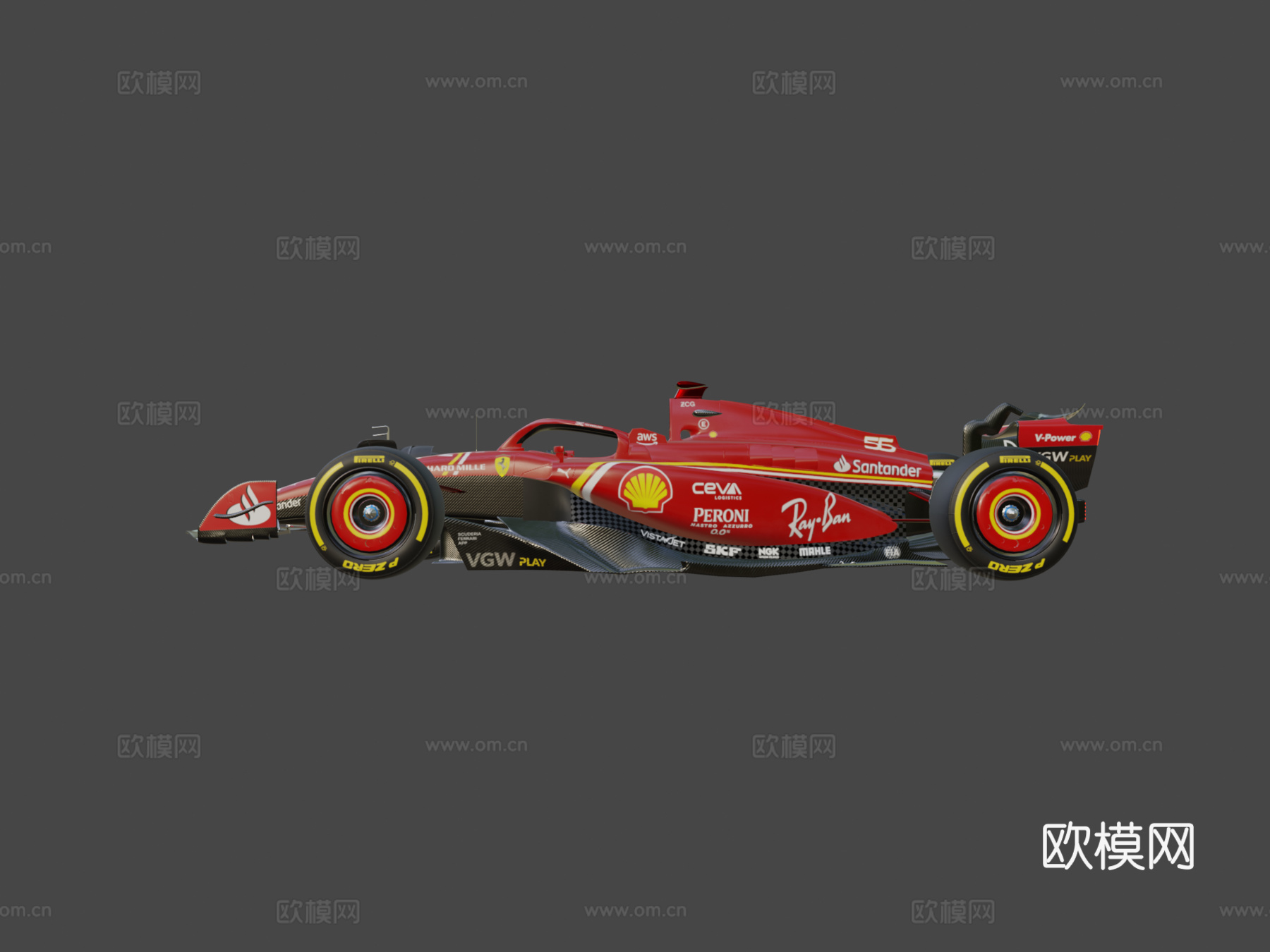 F1 法拉利 SF24 2024su模型