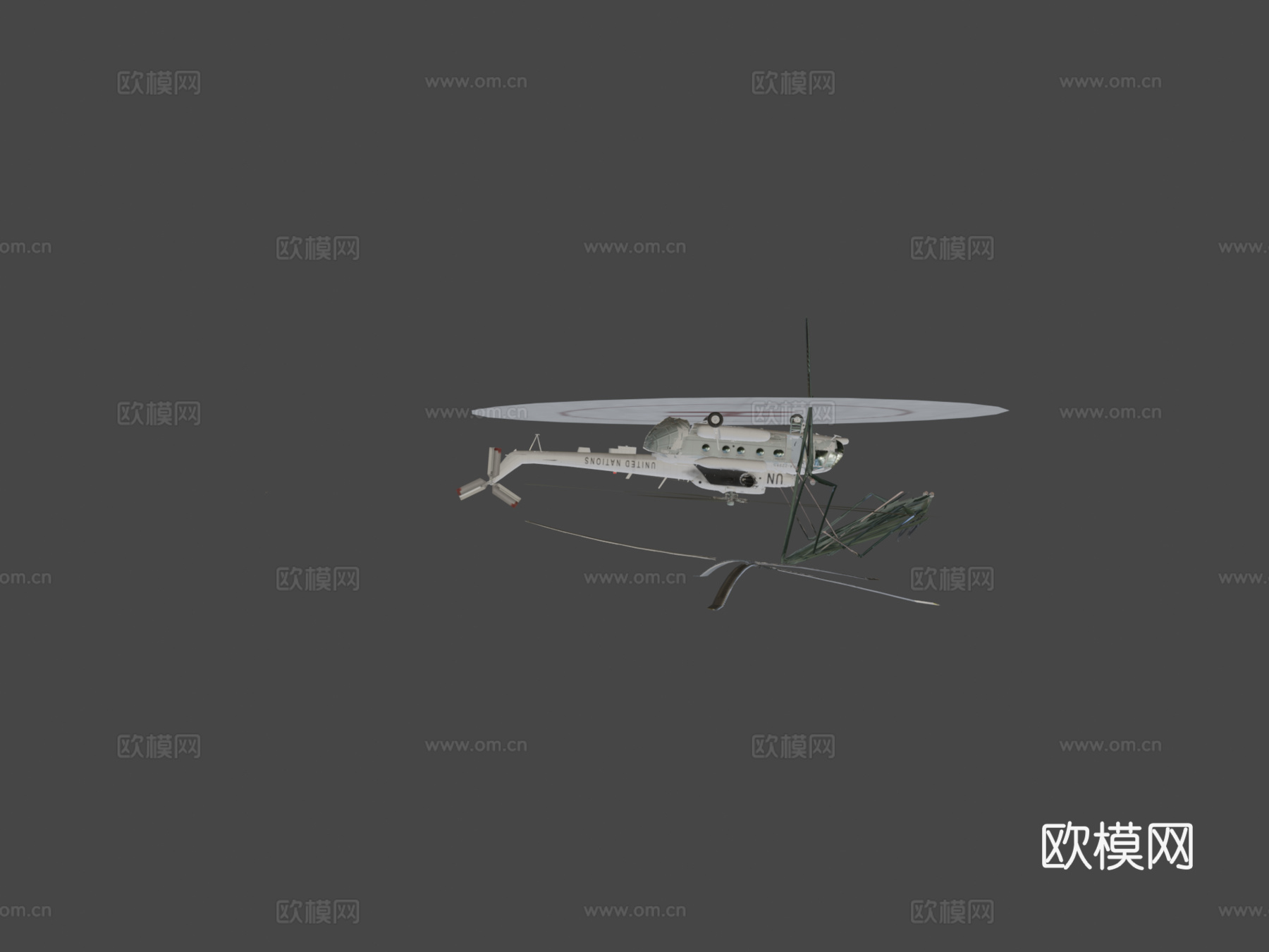 米8MTV 联合国 动画版su模型