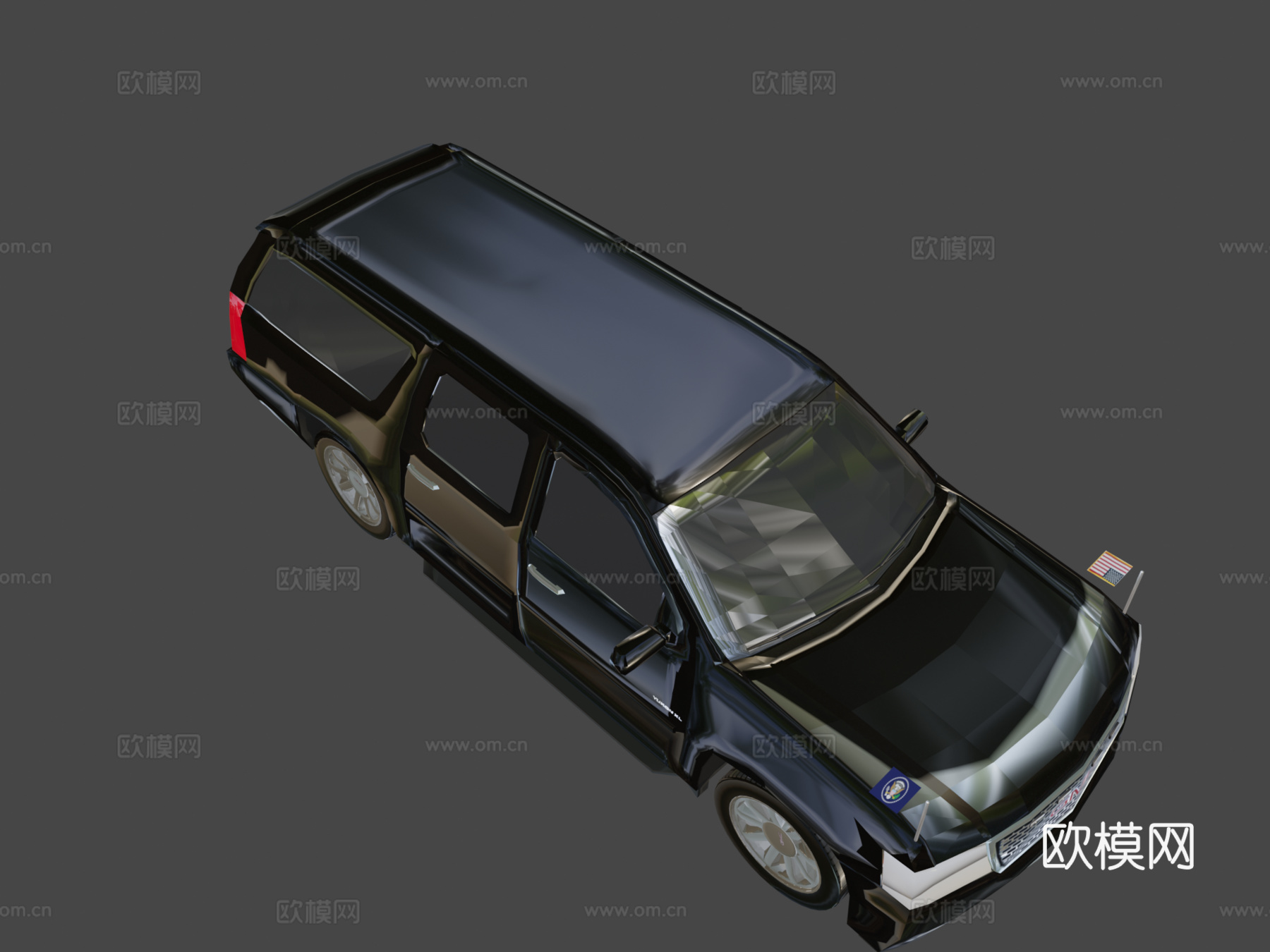 GMC 育空 XL 总统国事用车su模型