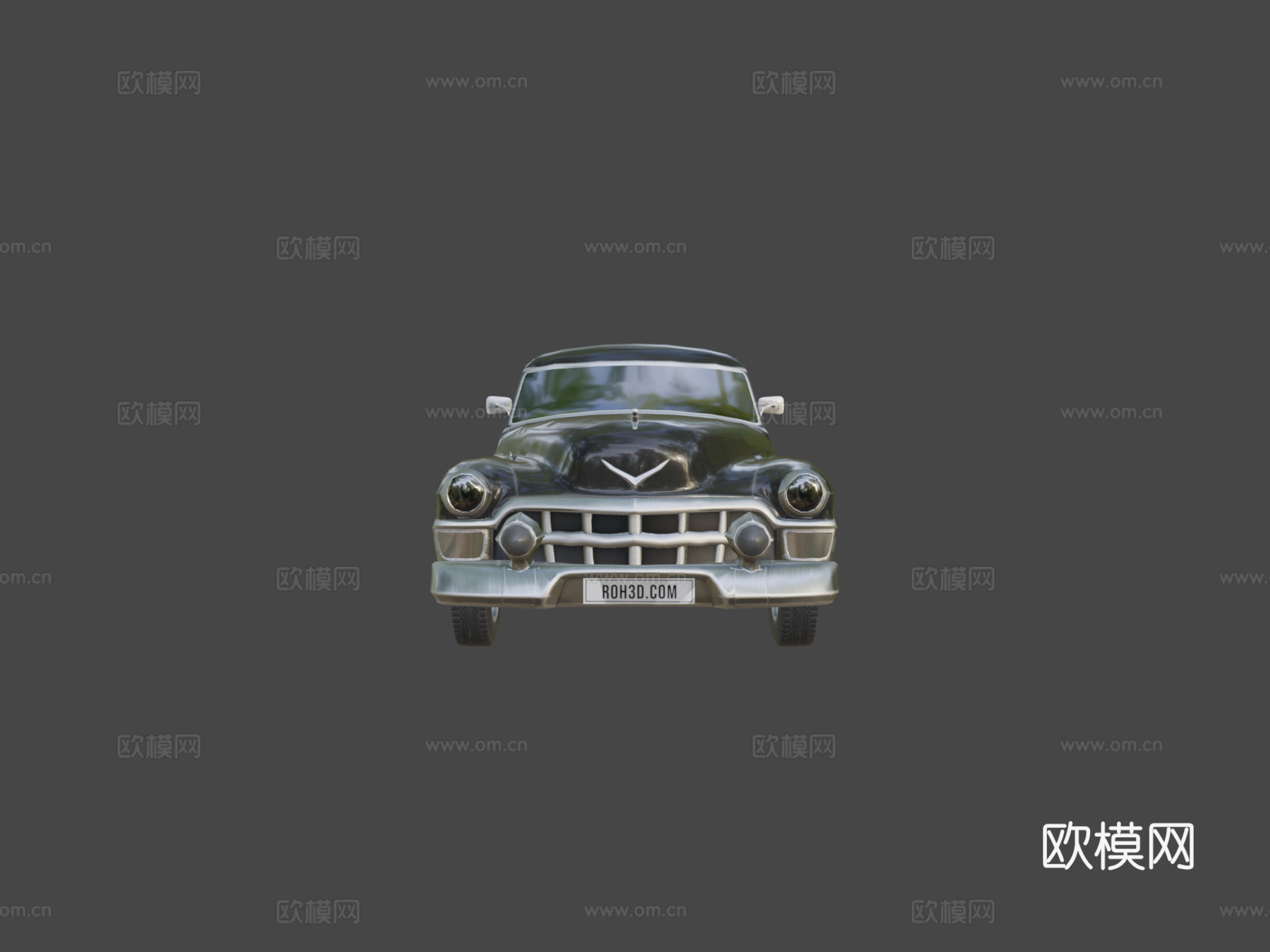 低多边形 汽车  凯迪拉克 75 轿车 1953su模型