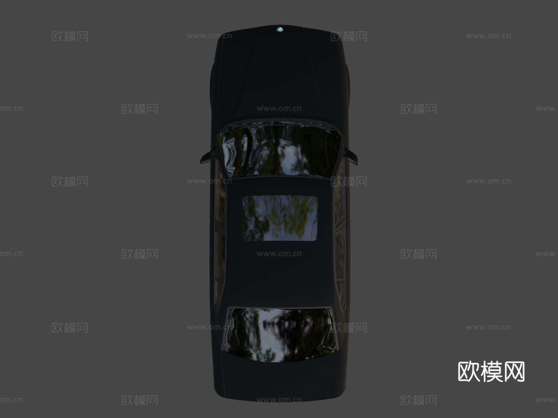 宝马E34姿态风格su模型