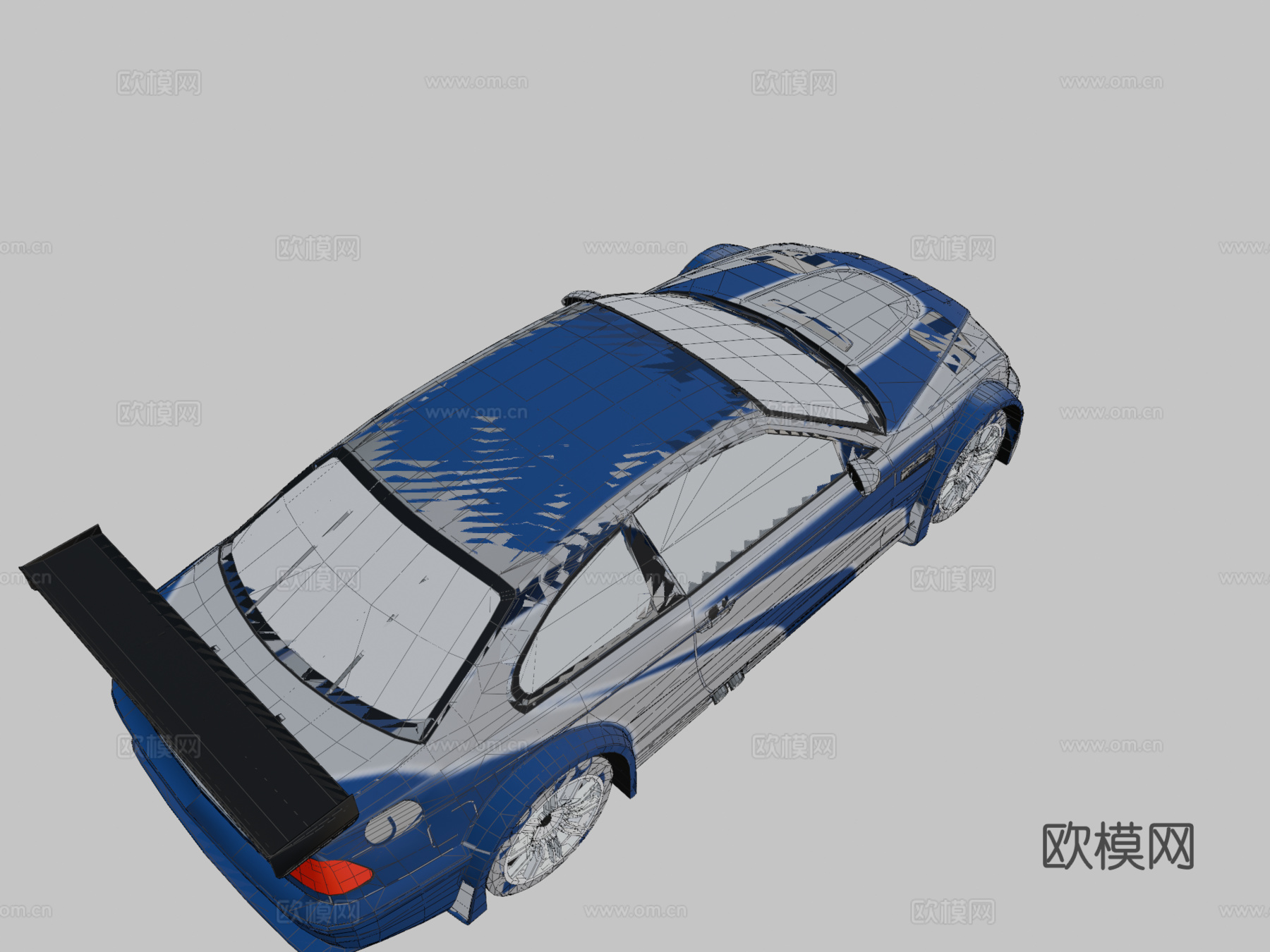 宝马 M3 GTR 剃刀su模型