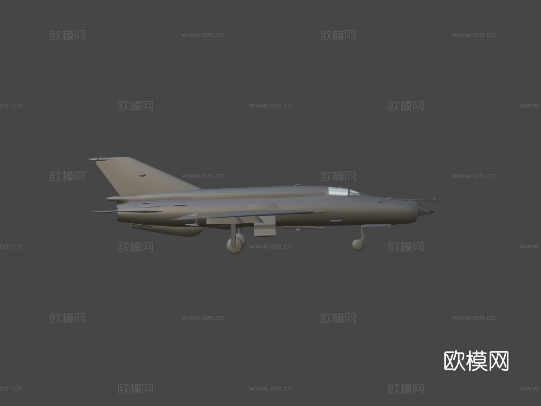 米格21 鱼窝 喷气式战斗机su模型