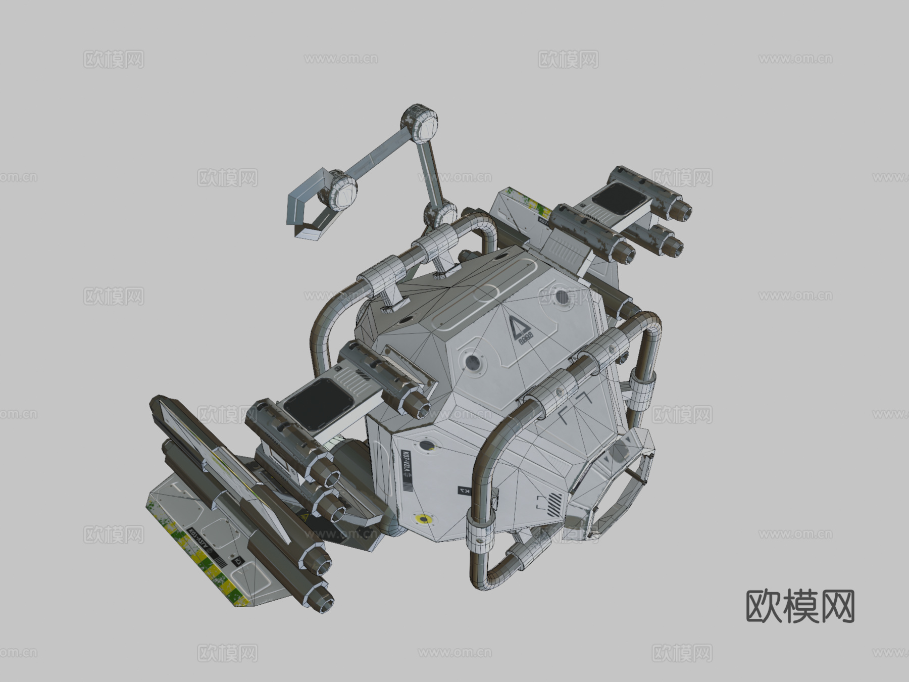 K07 无人机su模型