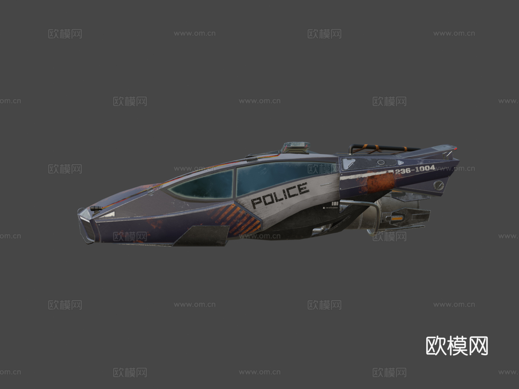 反乌托邦 警车su模型