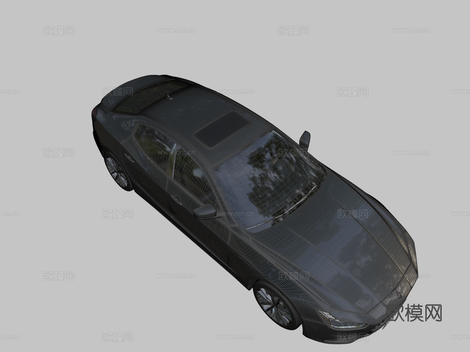 玛莎拉蒂吉卜力混合动力su模型