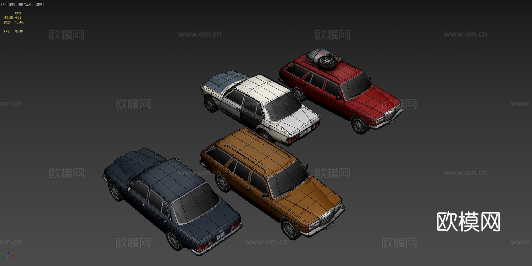 梅赛德斯奔驰 W123su模型