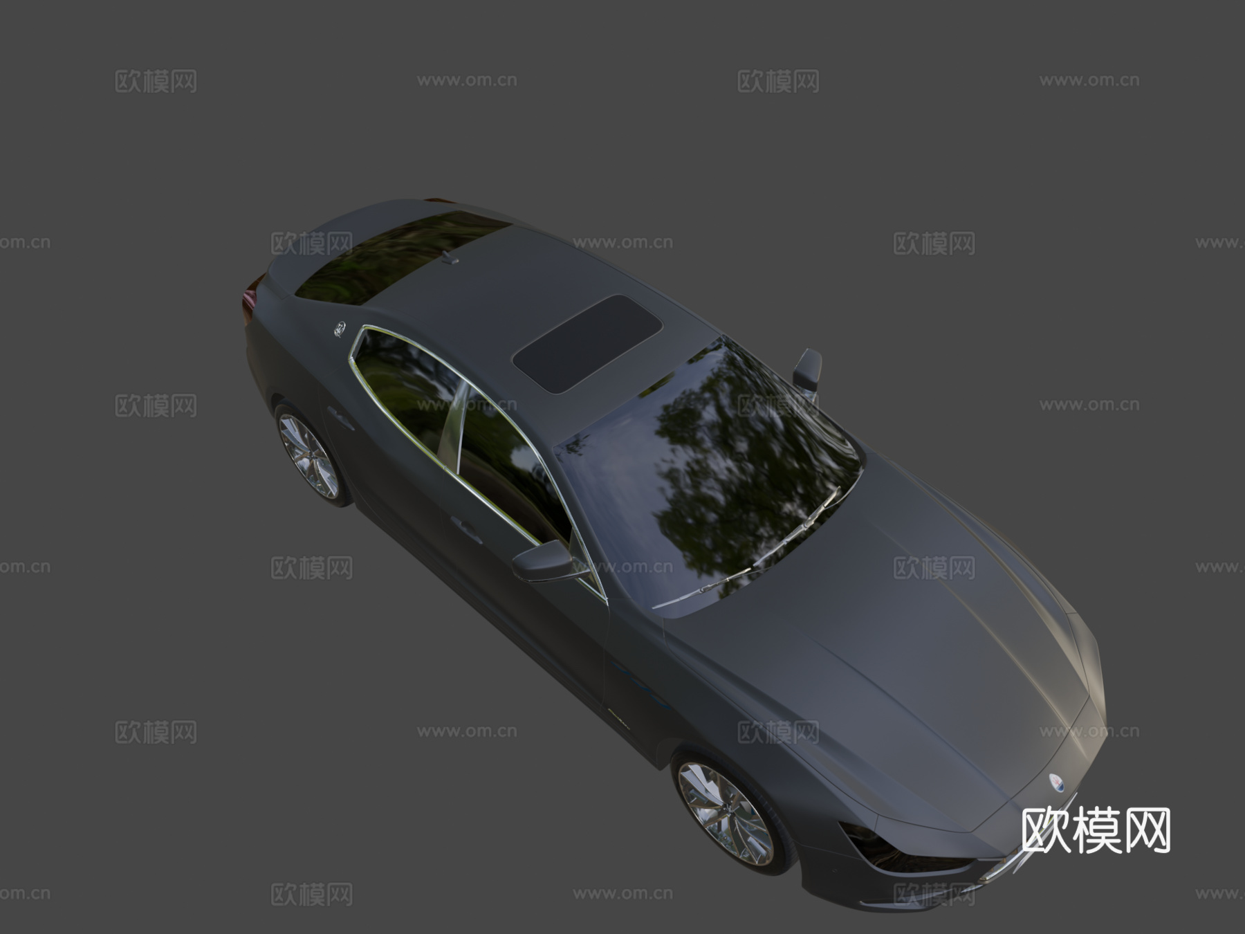 玛莎拉蒂吉卜力混合动力su模型