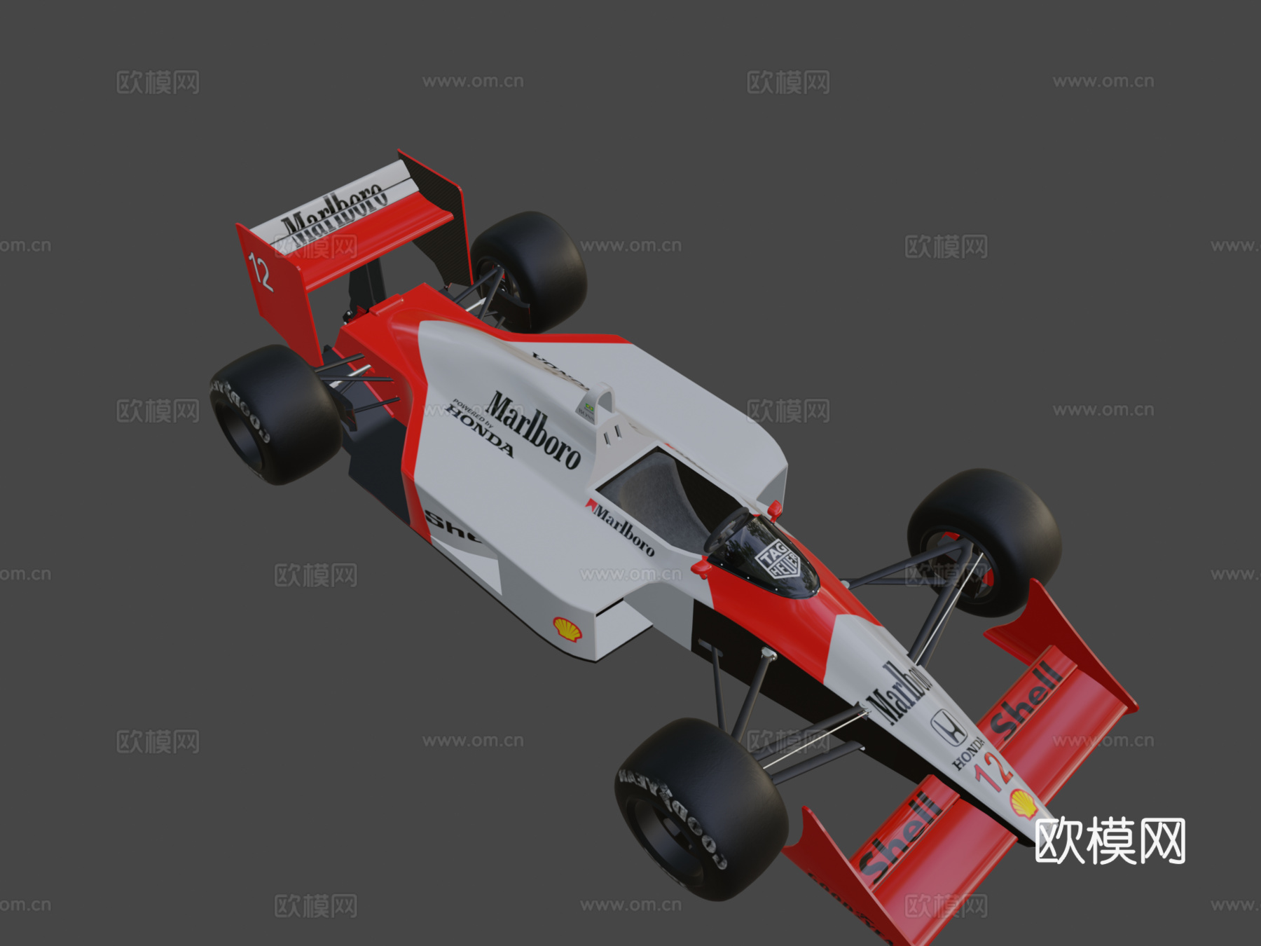 迈凯伦 MP44 F1 赛车su模型