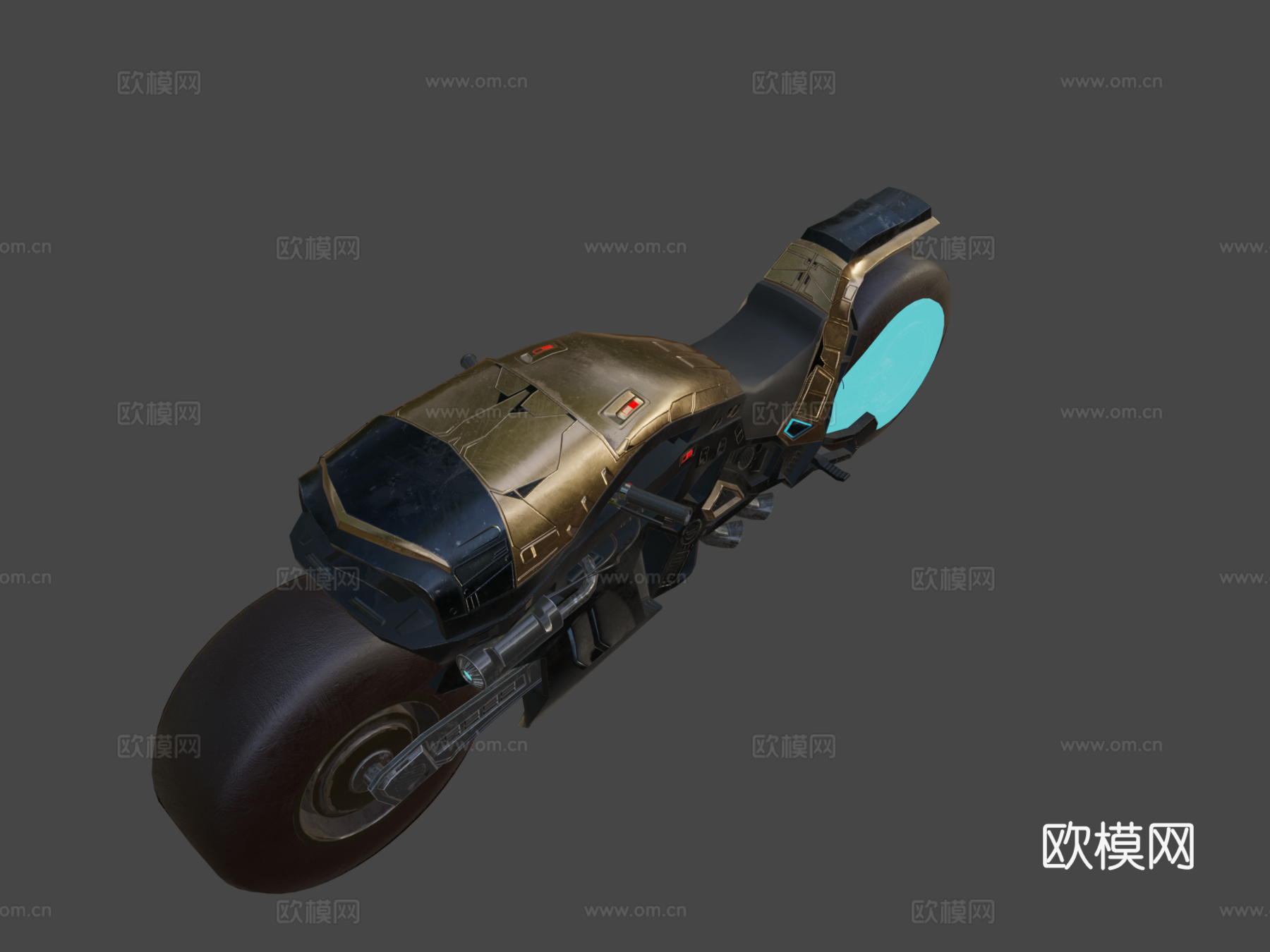 科幻摩托车项目MX2su模型