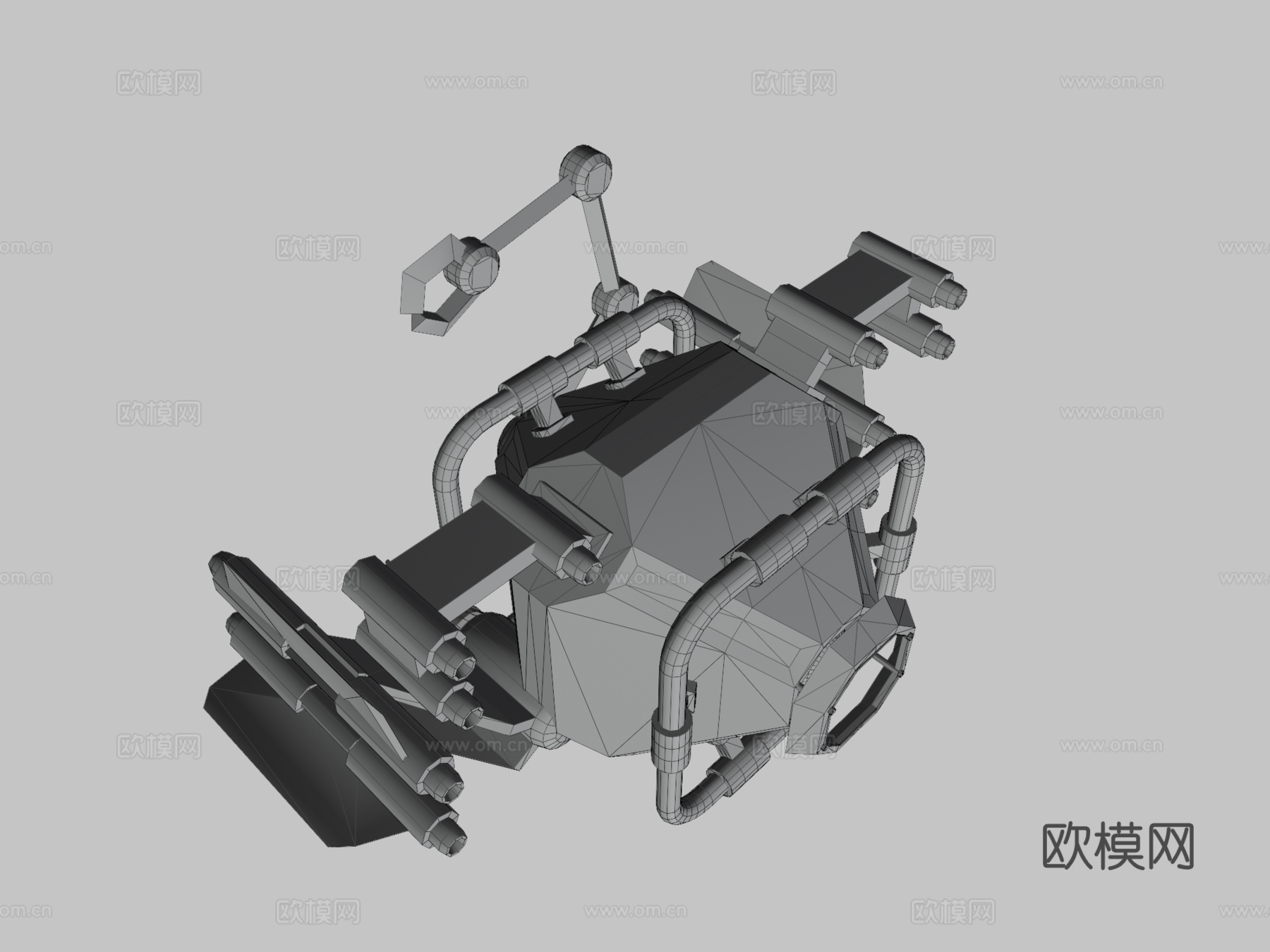 K07 无人机su模型