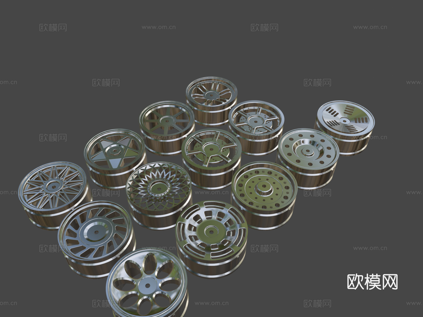 合金 车轮 轮辋su模型