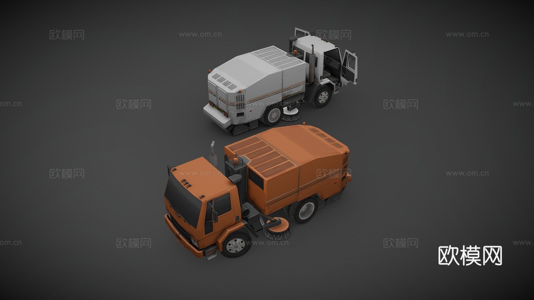 福特 Elgin CF8000 街道清扫车su模型