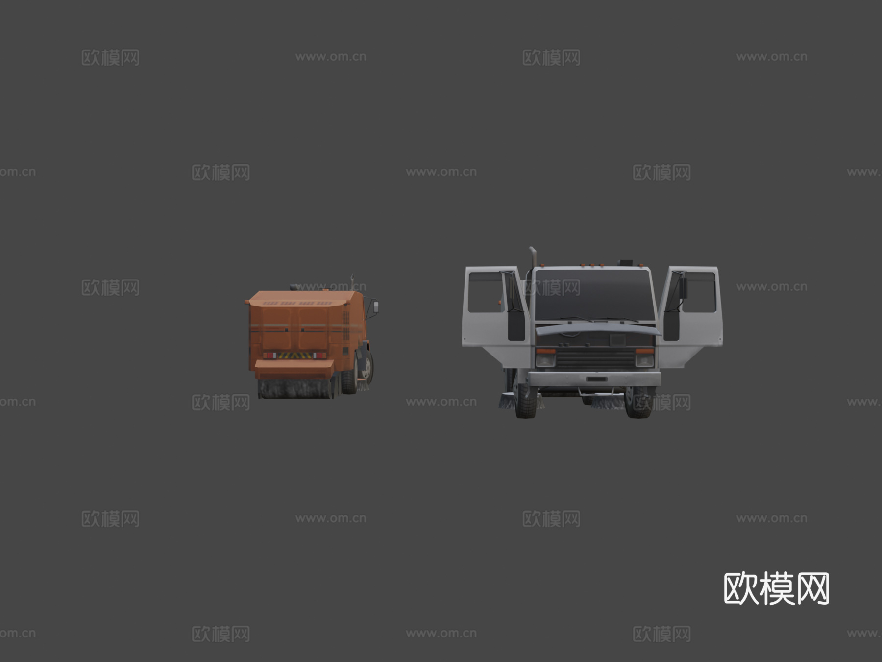 福特 Elgin CF8000 街道清扫车su模型