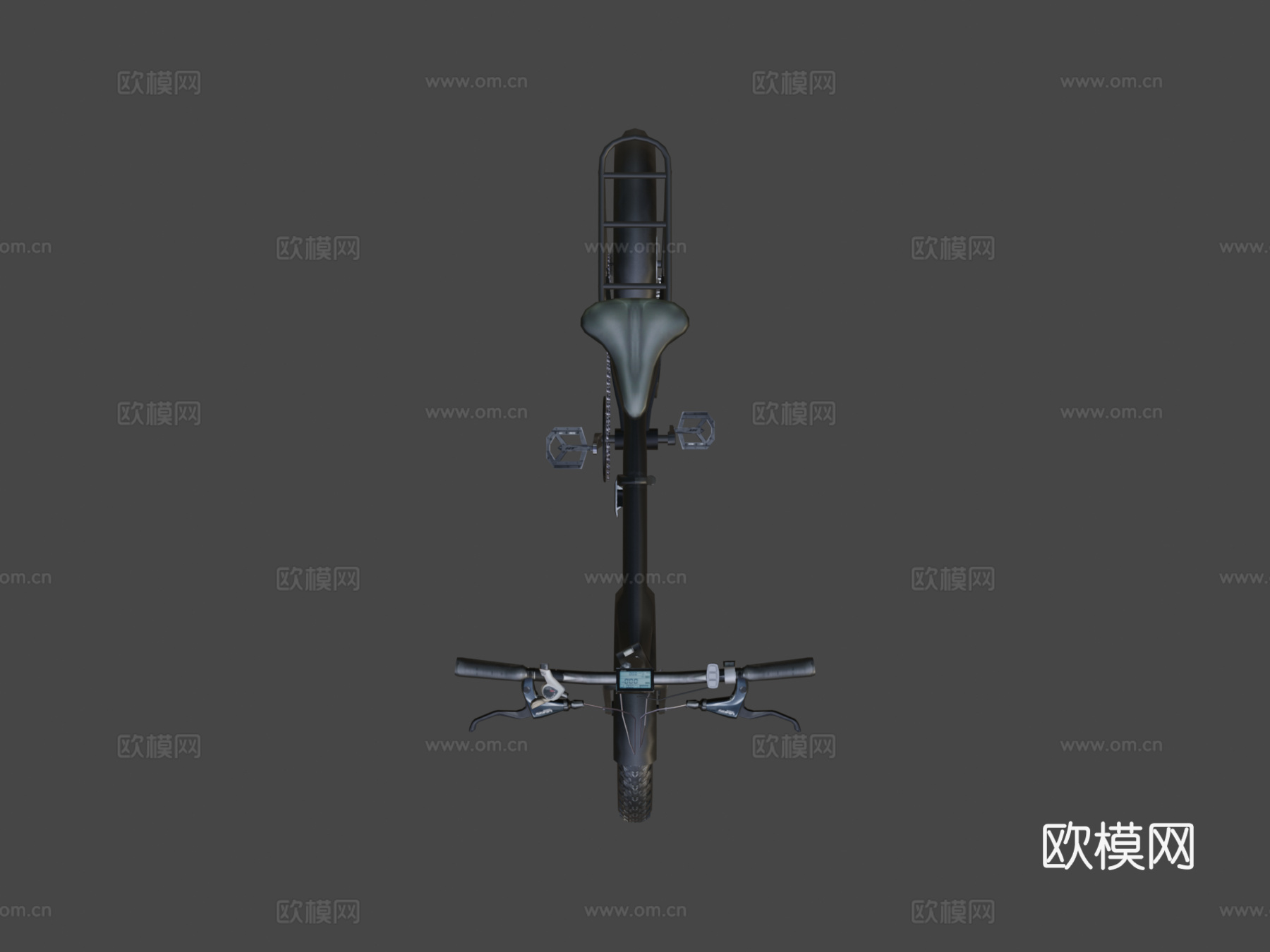 侦察折叠侦察电动自行车su模型