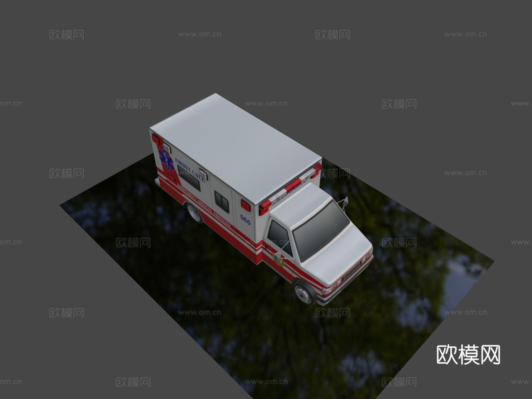 救护车su模型