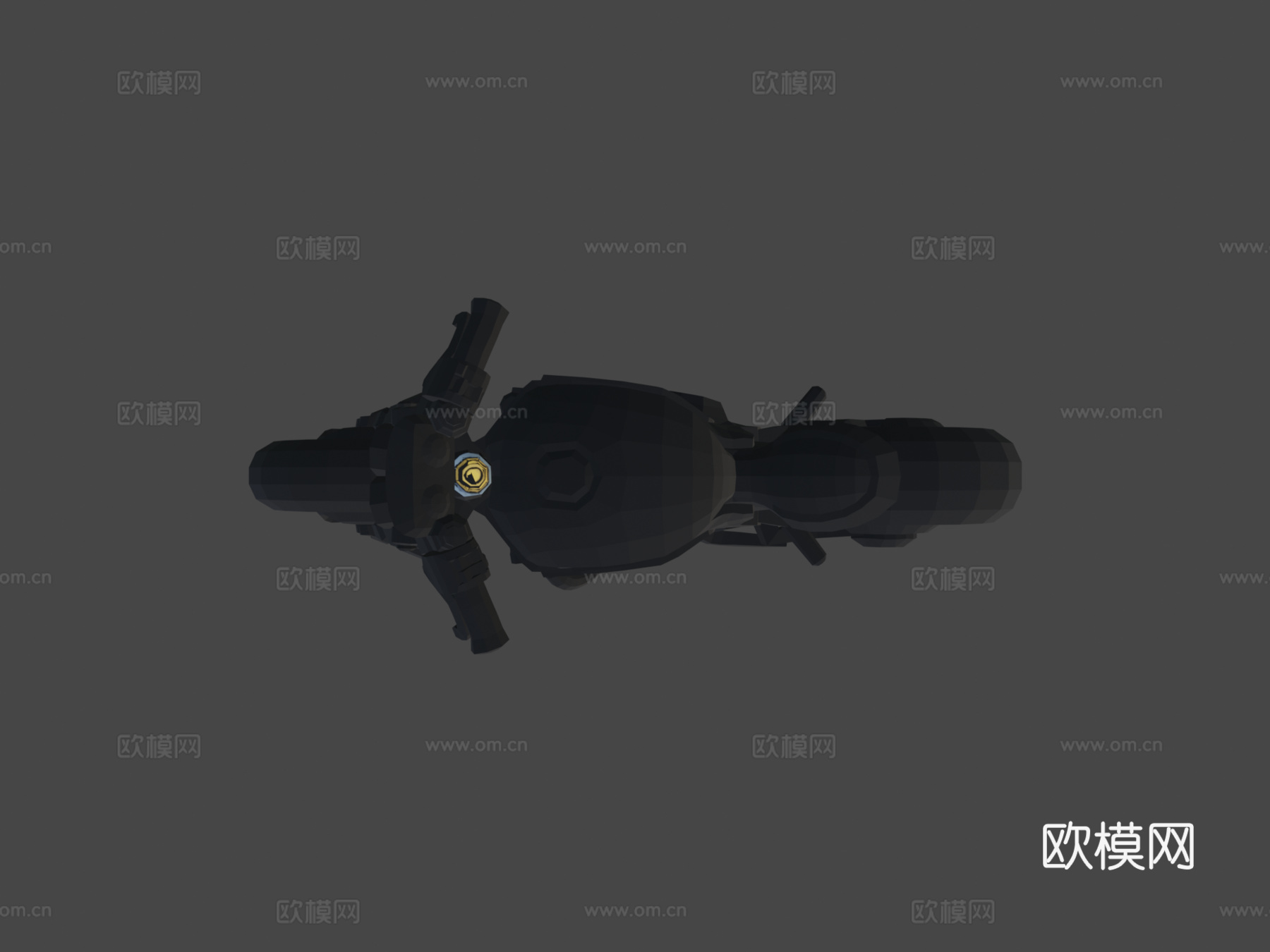 风格化手绘 街头霸王摩托车su模型