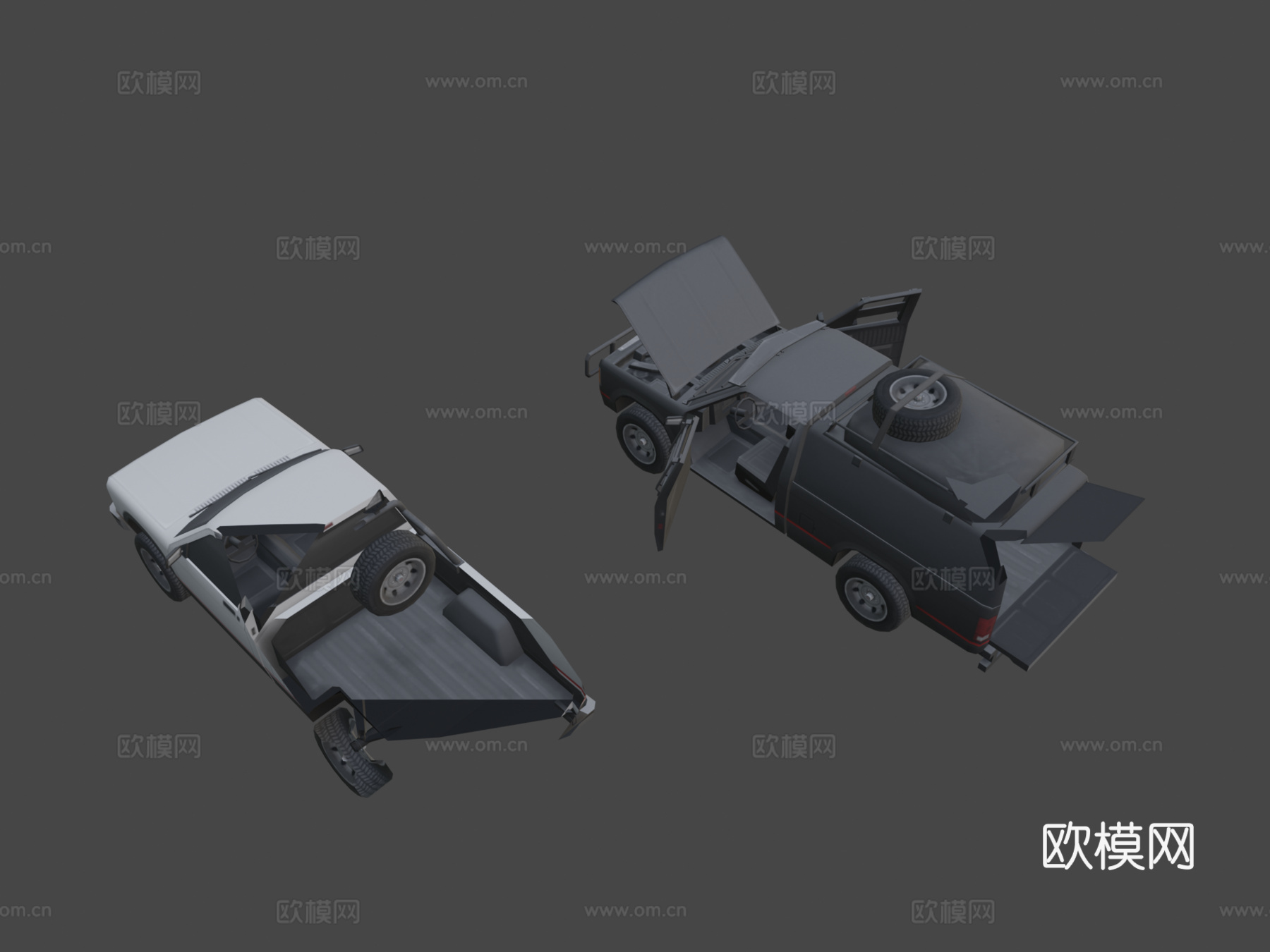 雪佛兰 S10su模型