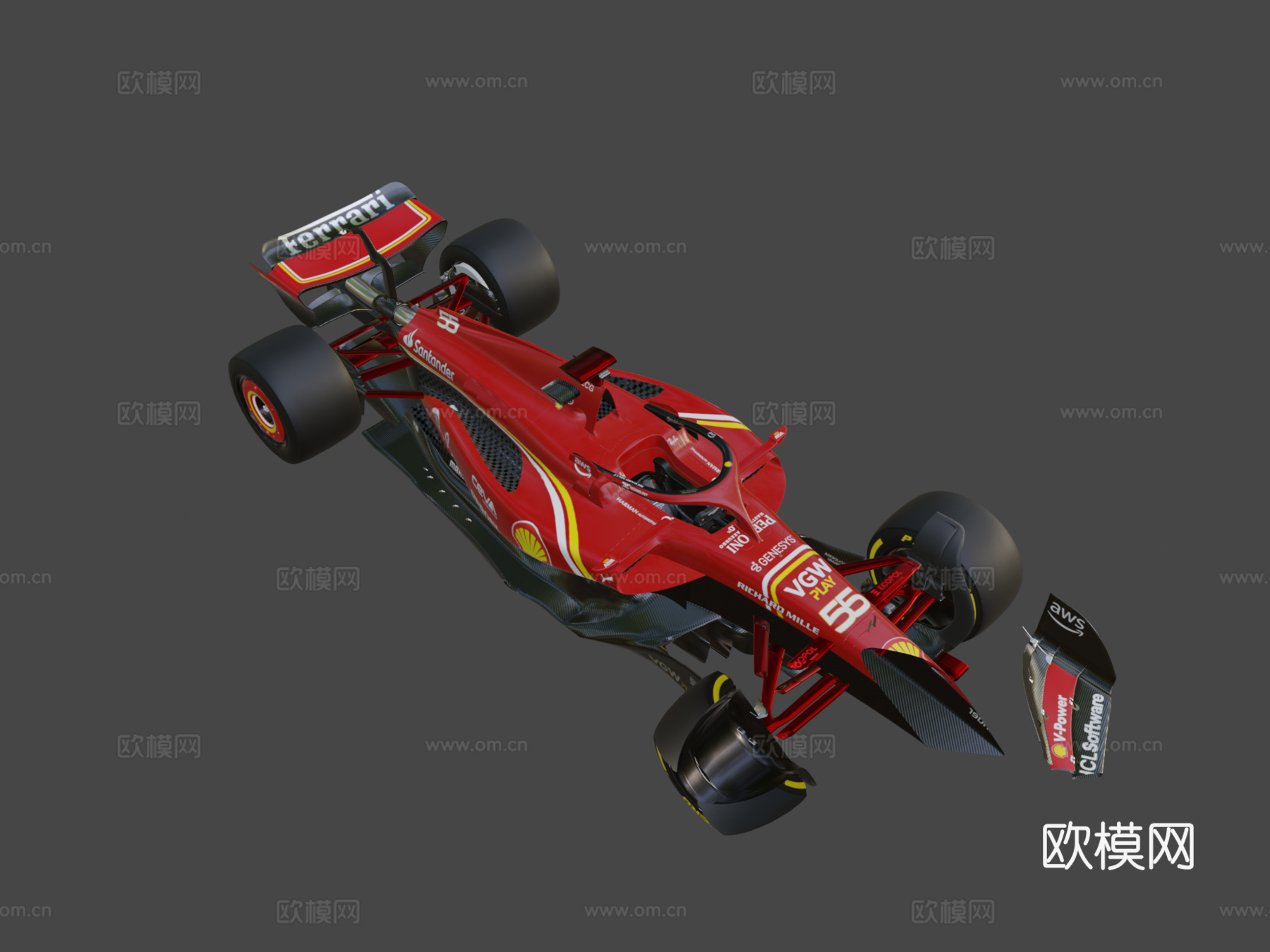 F1 法拉利 SF24 2024su模型