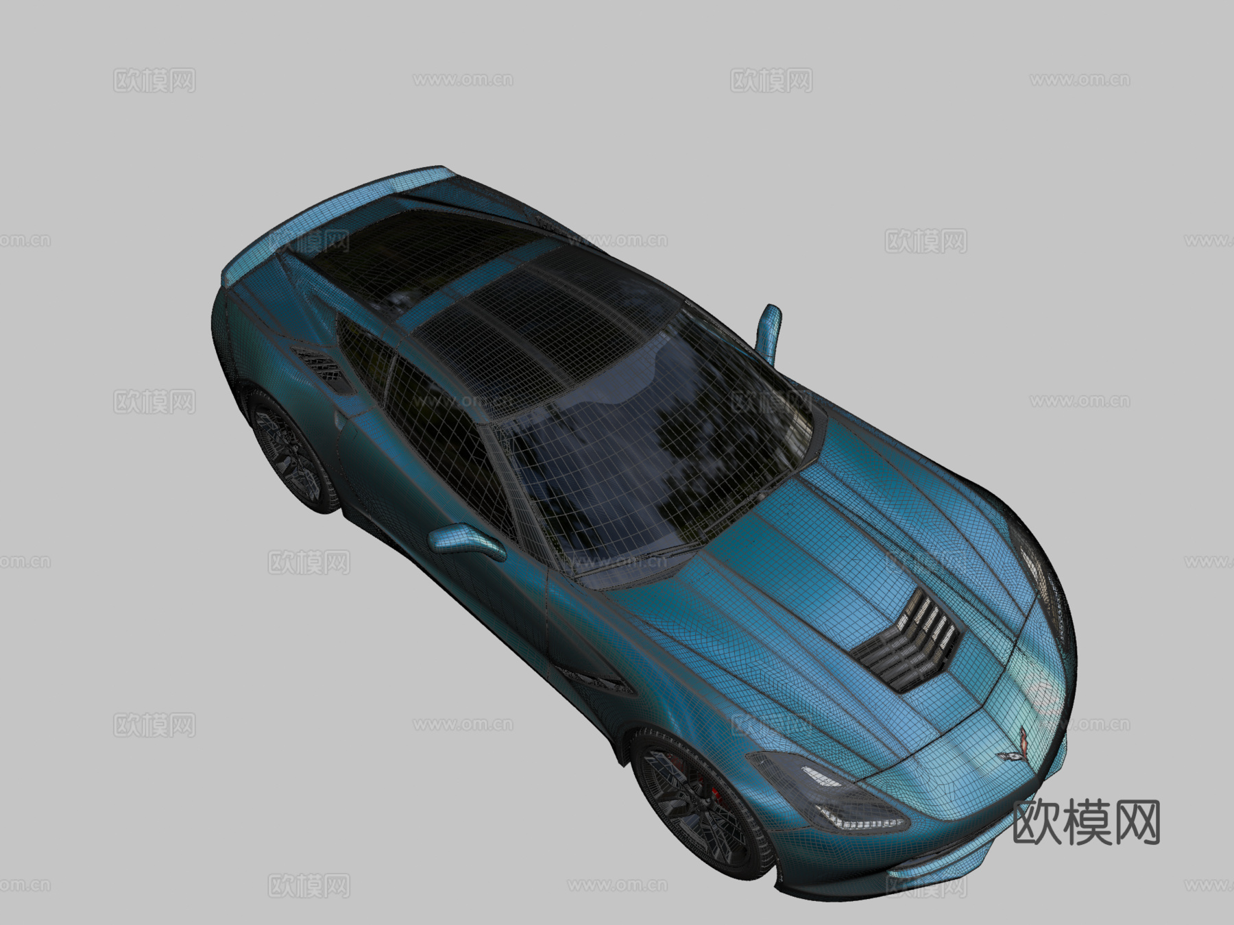 雪佛兰克尔维特su模型