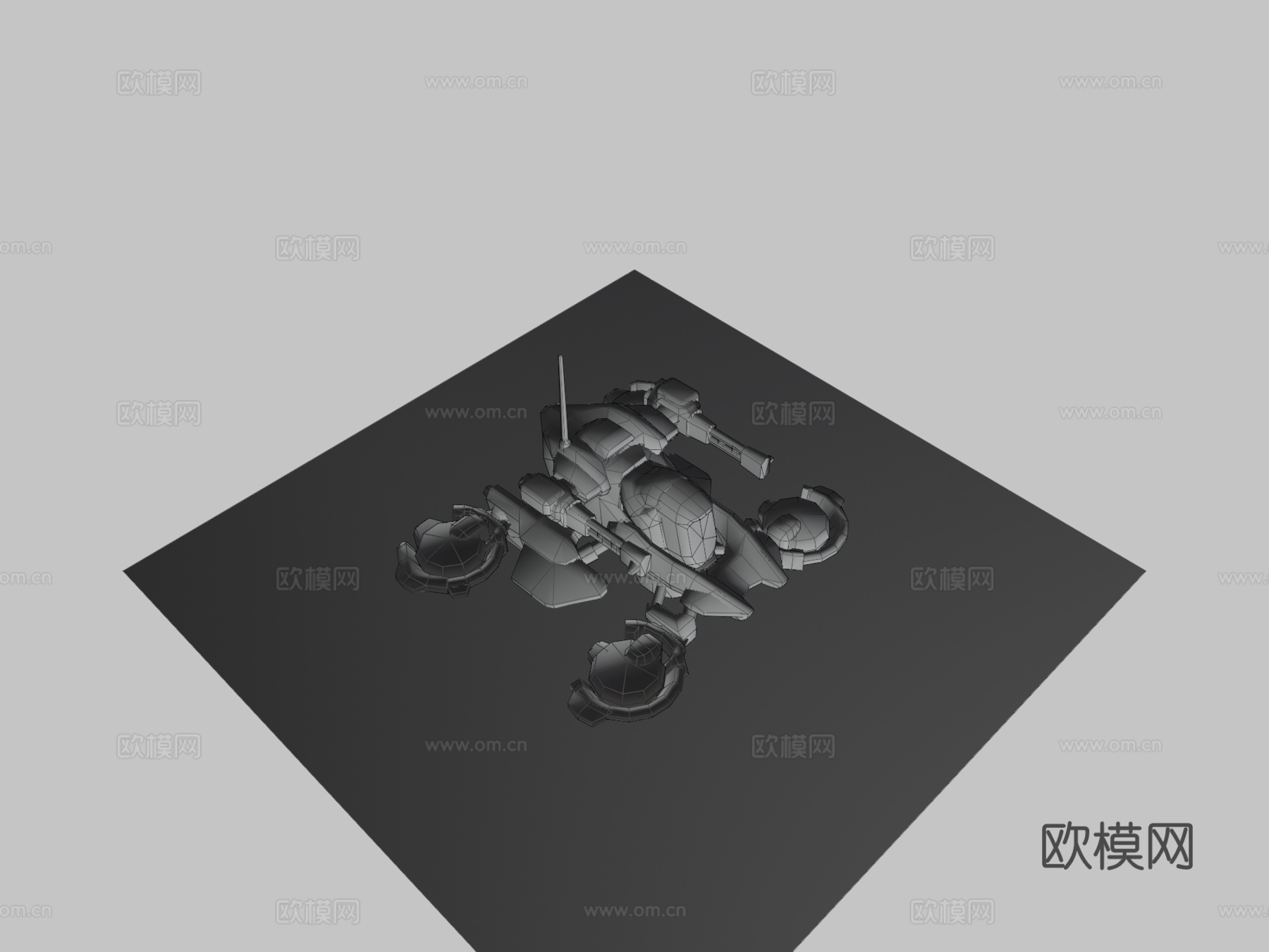 科幻车辆构造器su模型