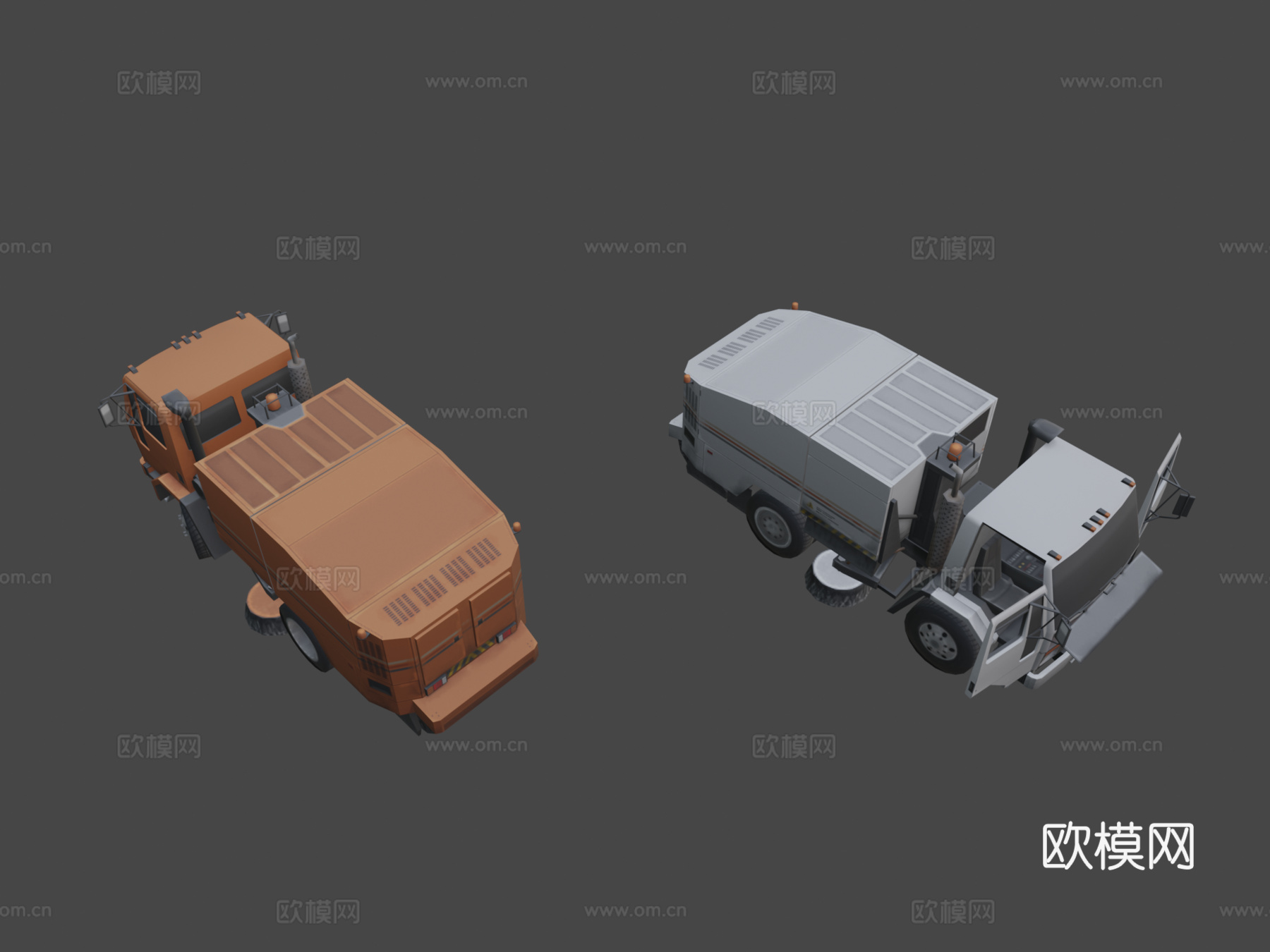 福特 Elgin CF8000 街道清扫车su模型