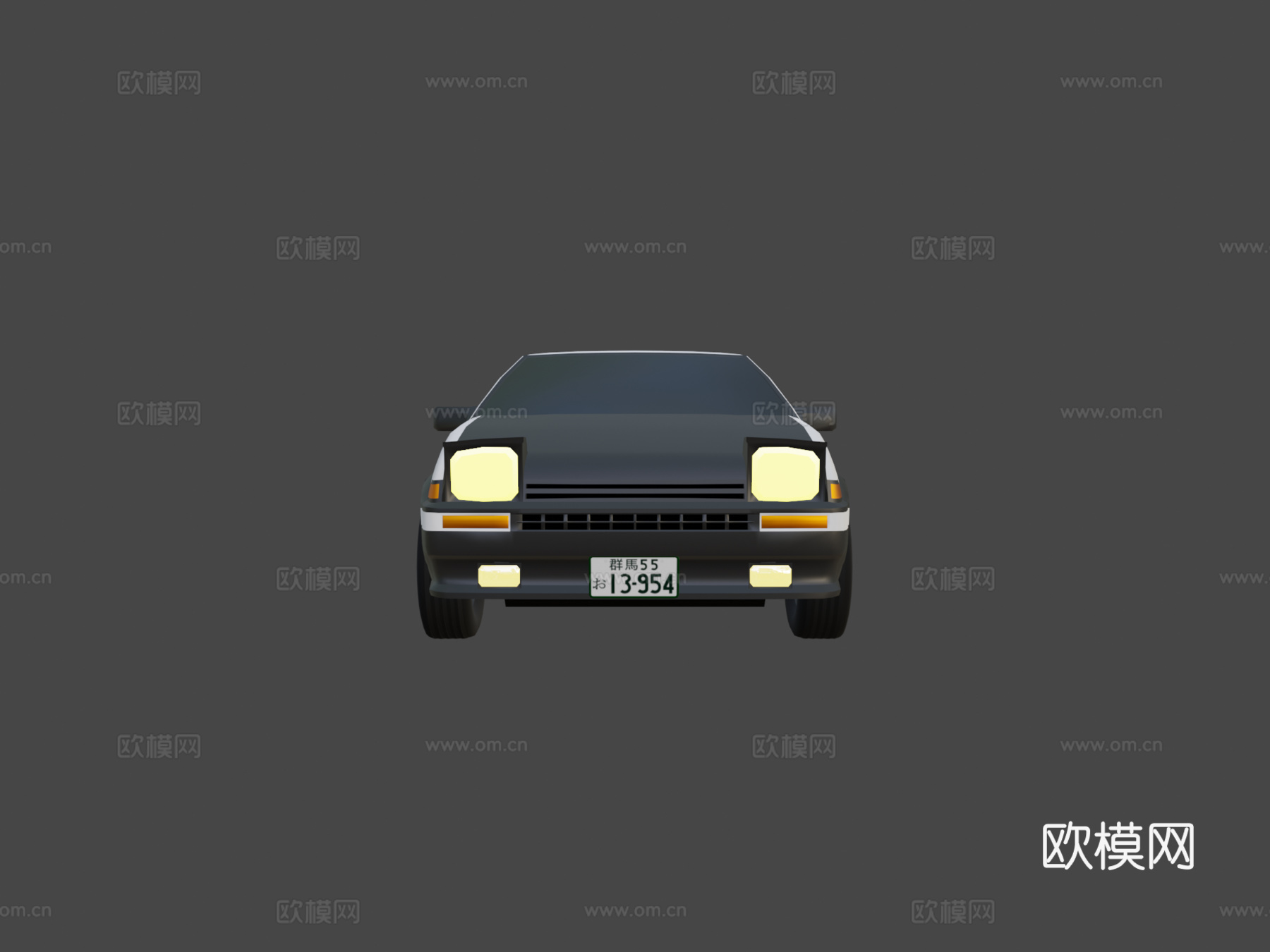 丰田卡罗拉AE86 Truenosu模型