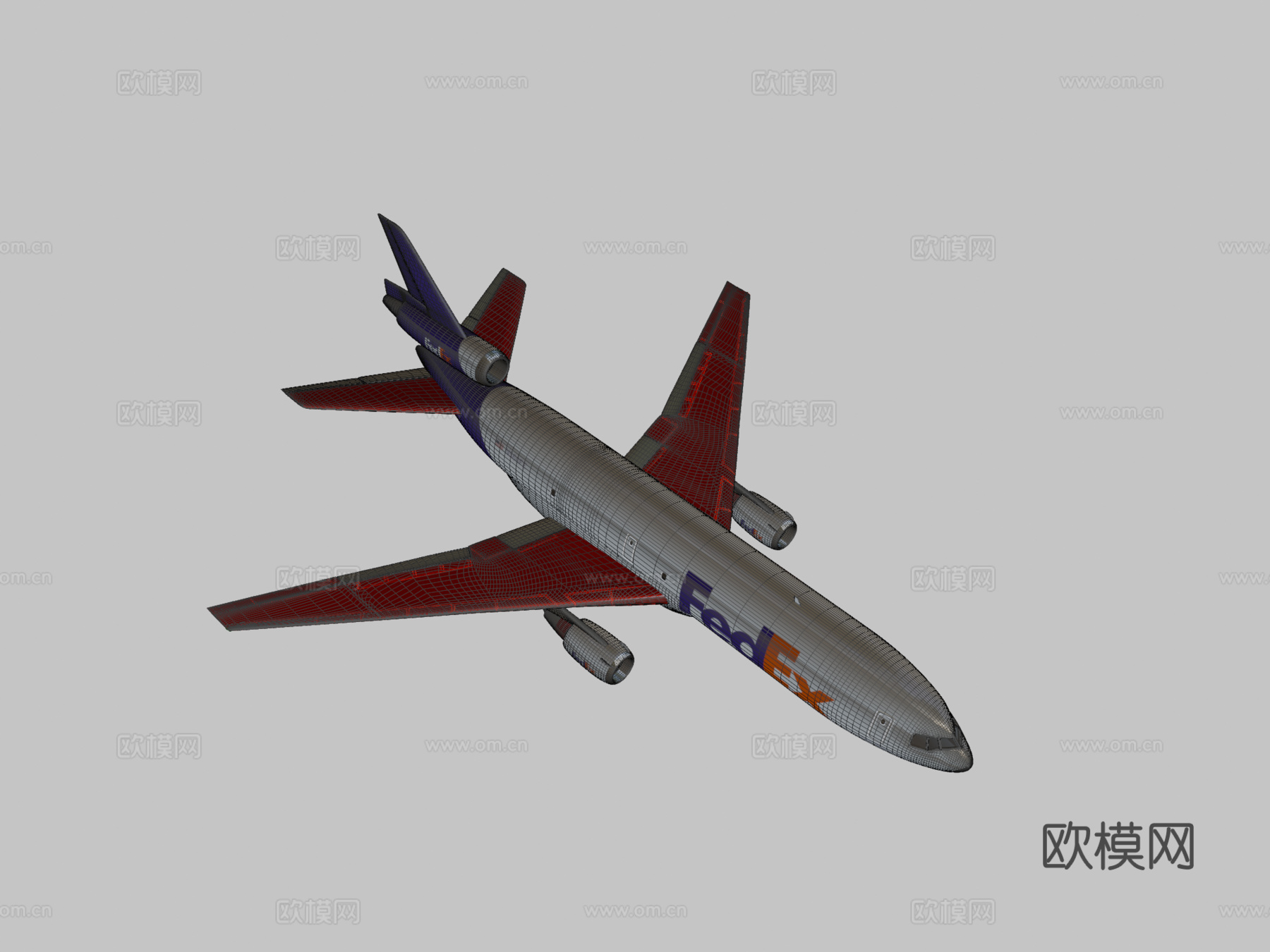 DC1030 联邦快递su模型