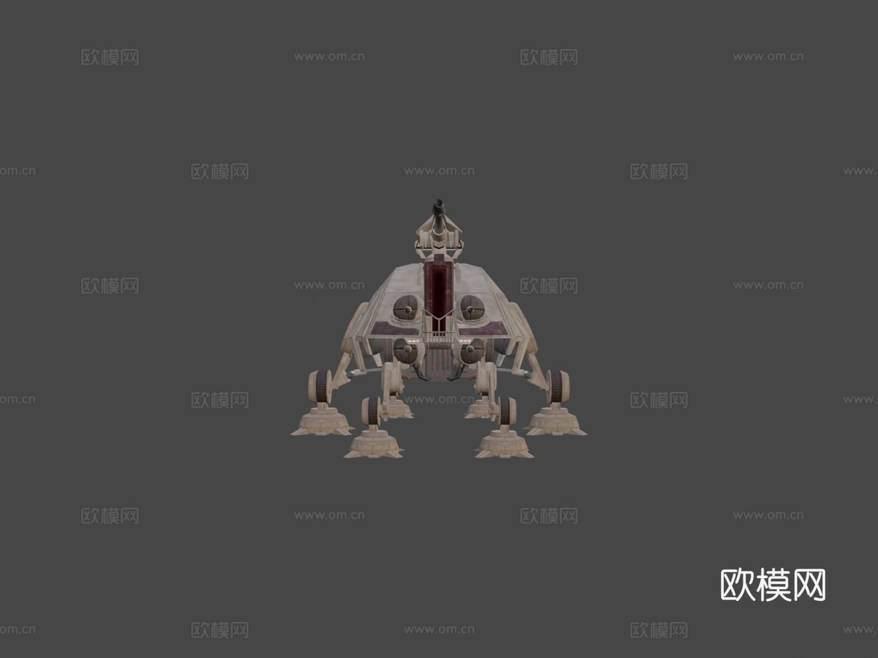 共和国 全地形战术执行者su模型