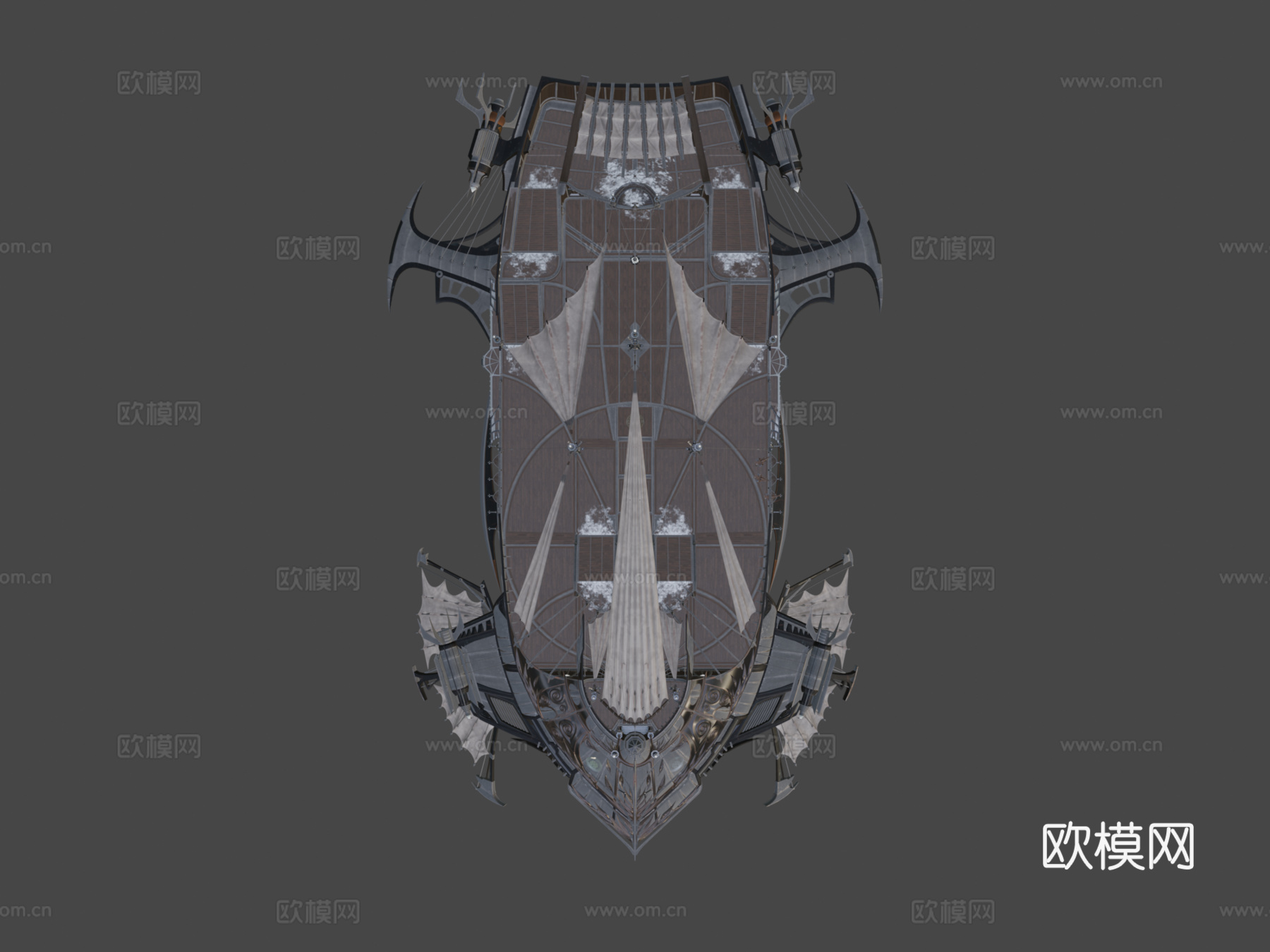 上升无限领域飞艇su模型