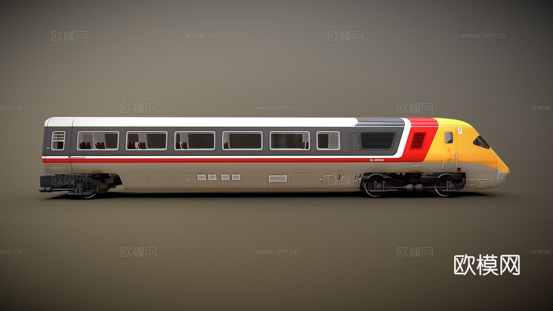 火车  英国铁路 370 级 APT DVTsu模型