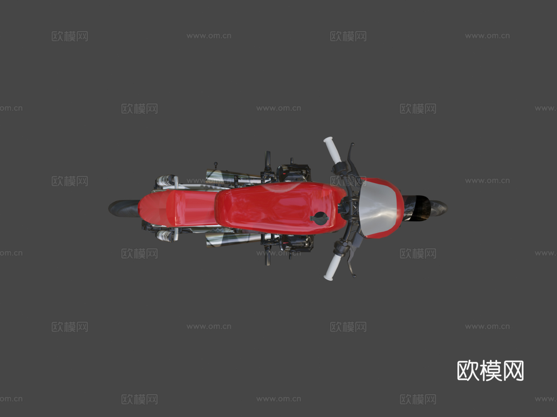 摩托古兹 V型双缸su模型