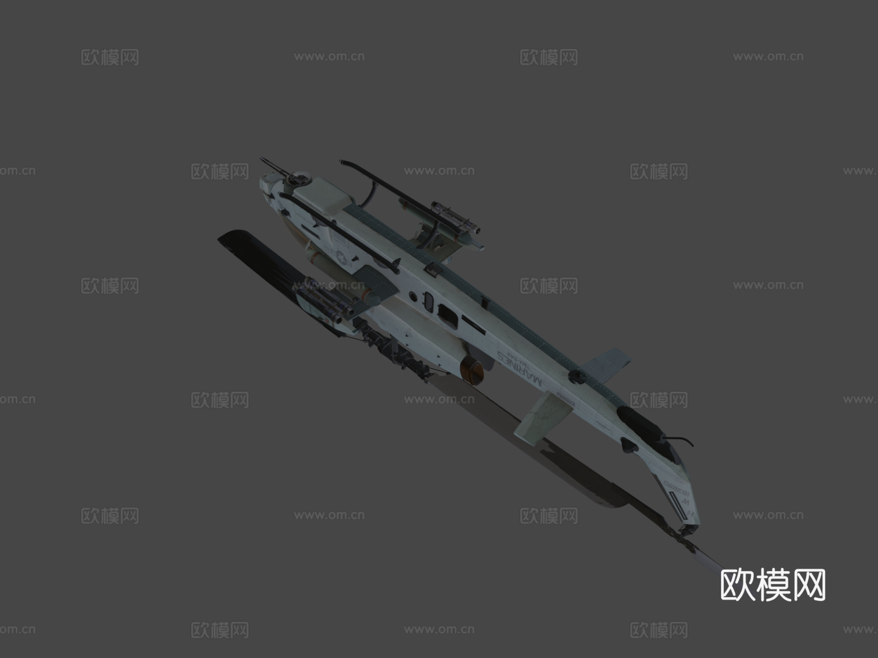 贝尔 AH1W 超级眼镜蛇su模型