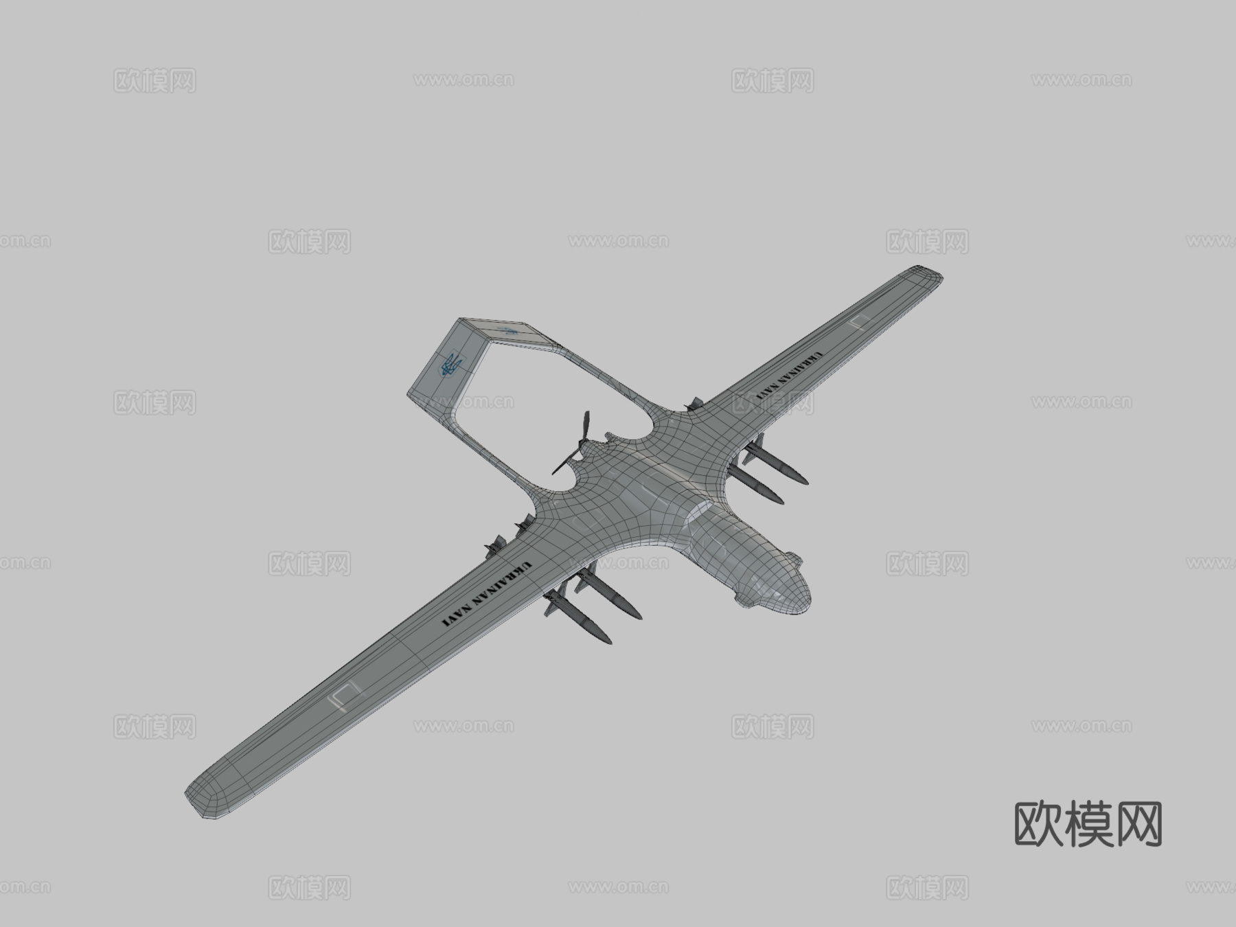 拜拉克塔尔 TB2 军事乌克兰导航su模型