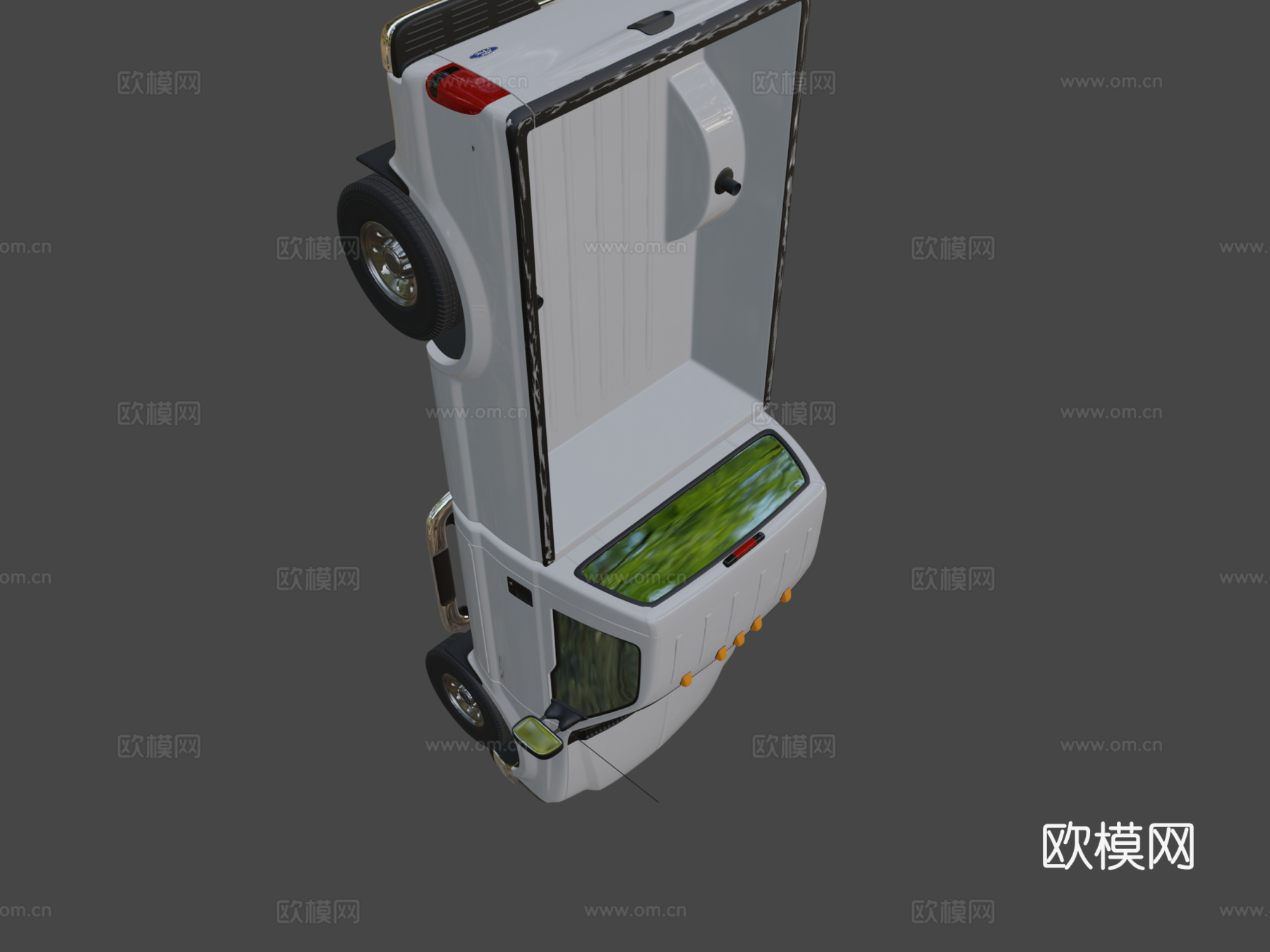 F350 超级责任高多边形su模型