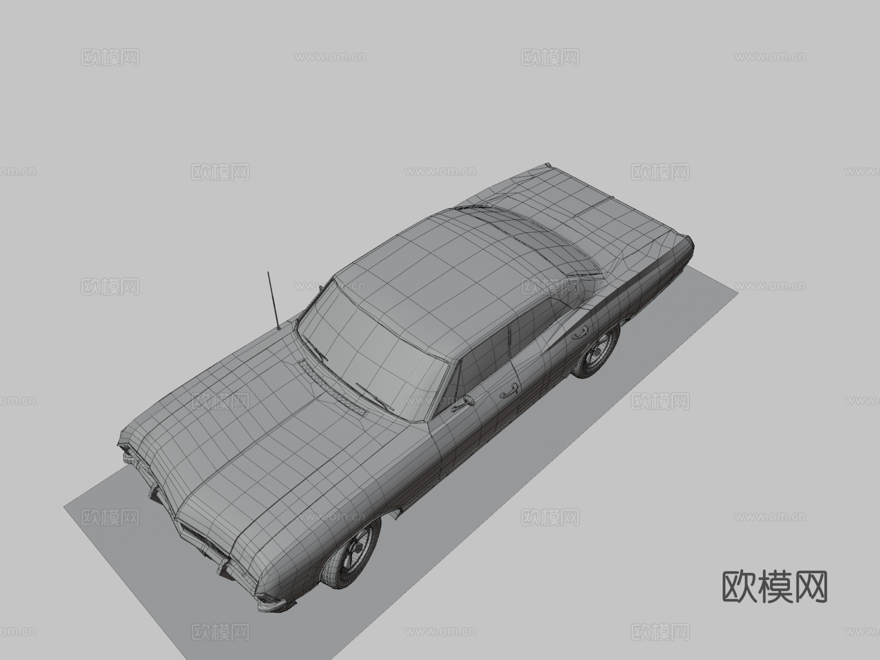 雪佛兰黑斑羚1967-超自然su模型