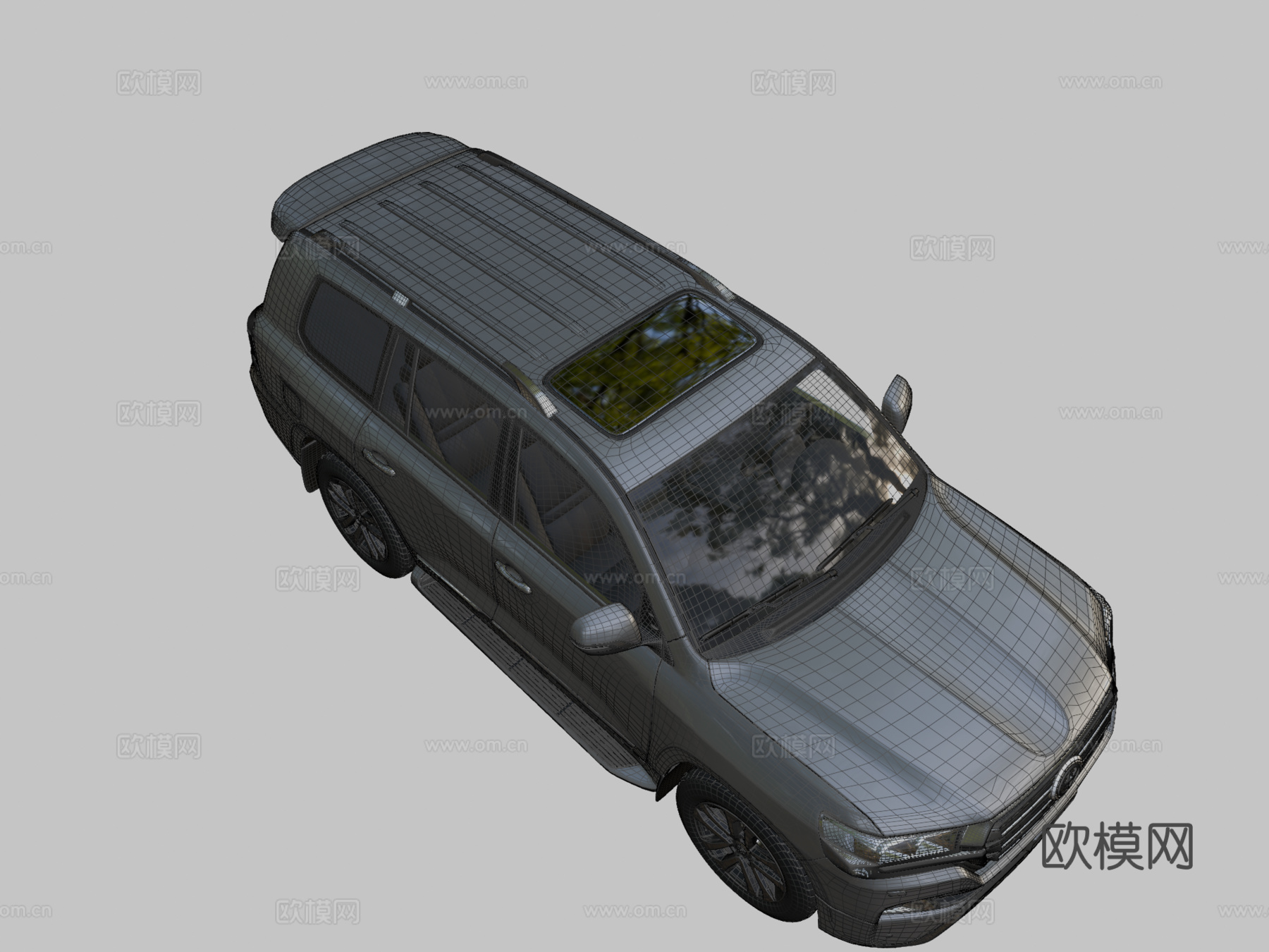 陆地巡洋舰 2016su模型