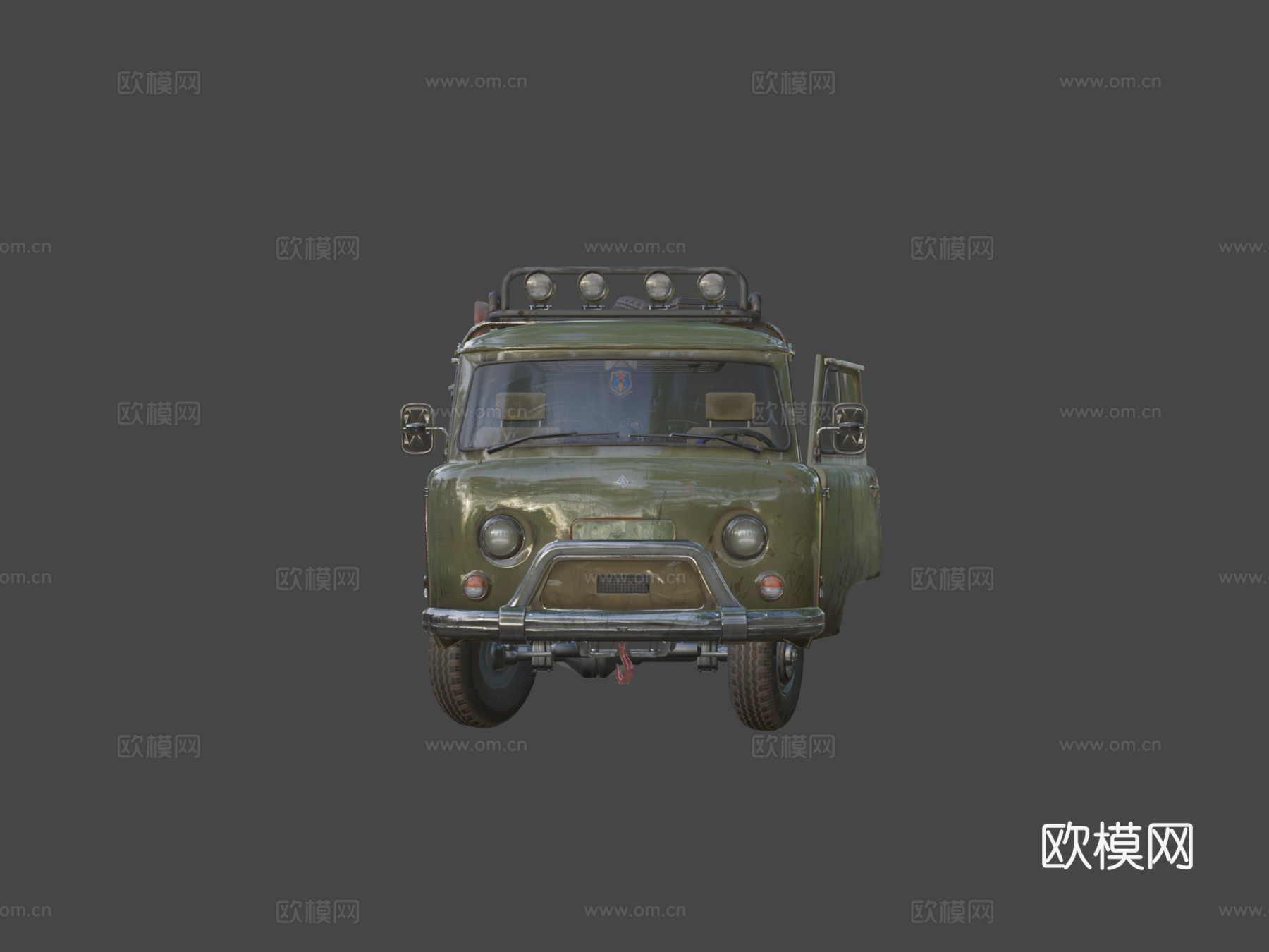 苏联车辆 乌阿斯 布汉卡su模型