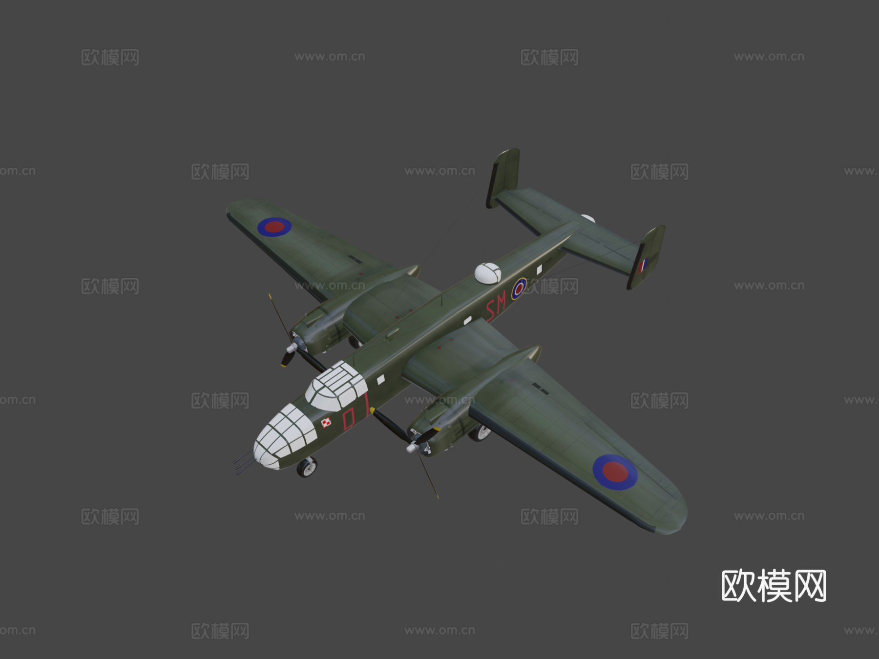 北美B25米切尔su模型