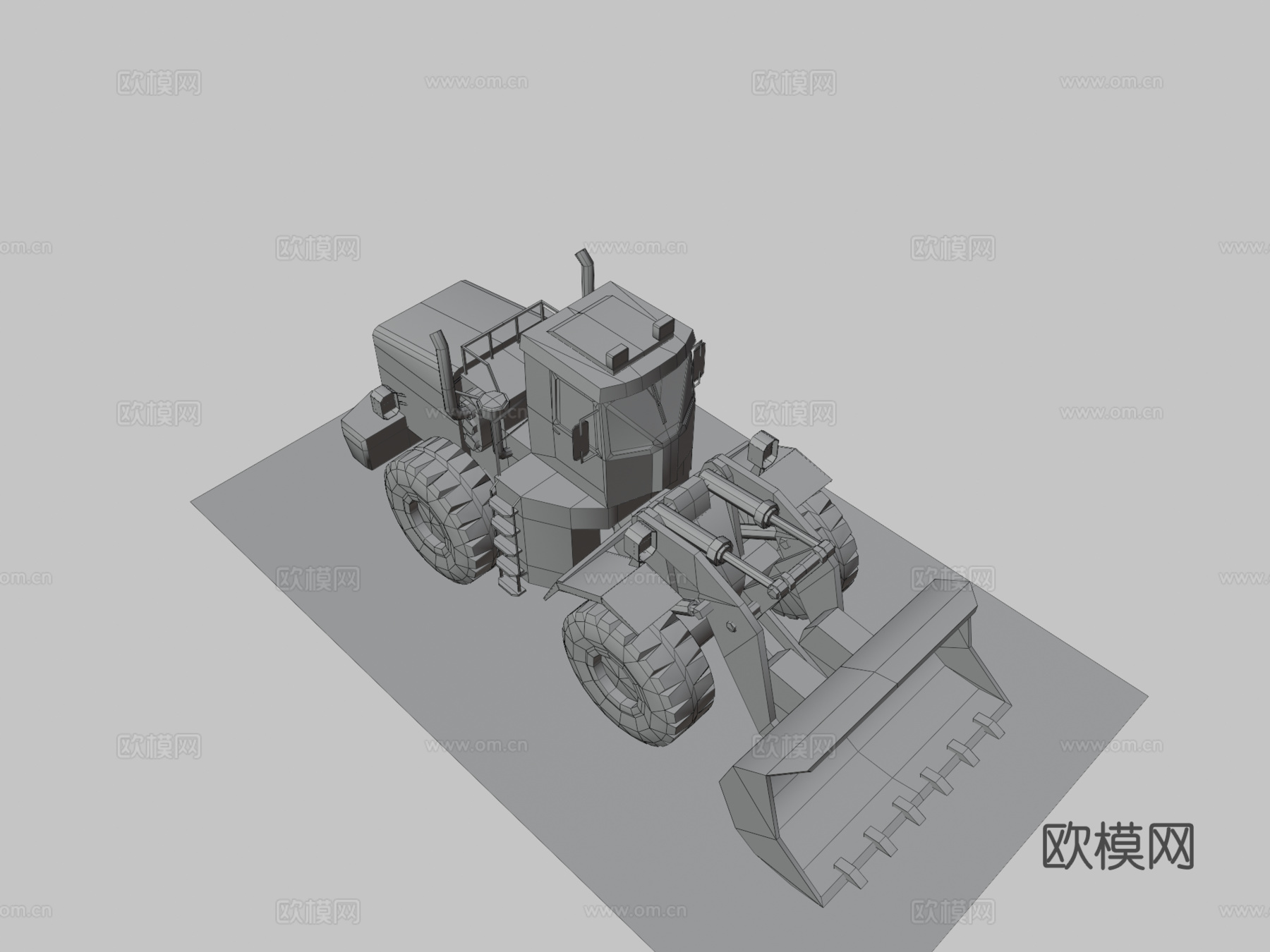 轮式装载机su模型