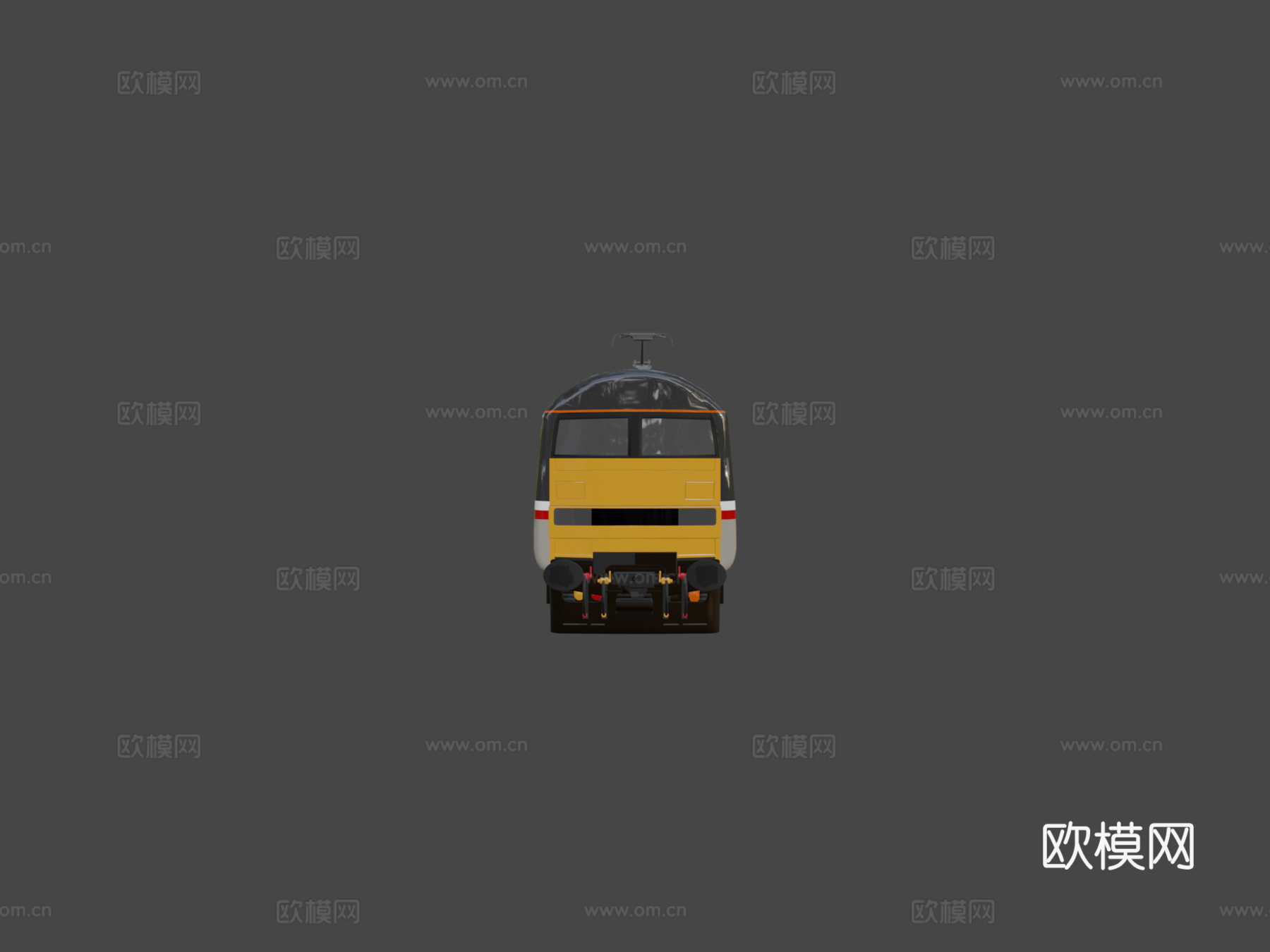 火车英国铁路91级动力车su模型