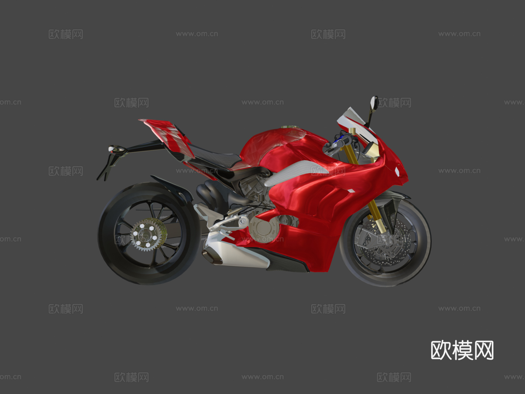 杜卡迪 帕尼加莱 V4su模型