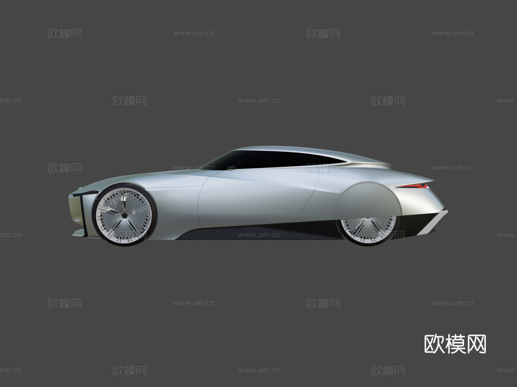 捷豹E豪华概念车su模型