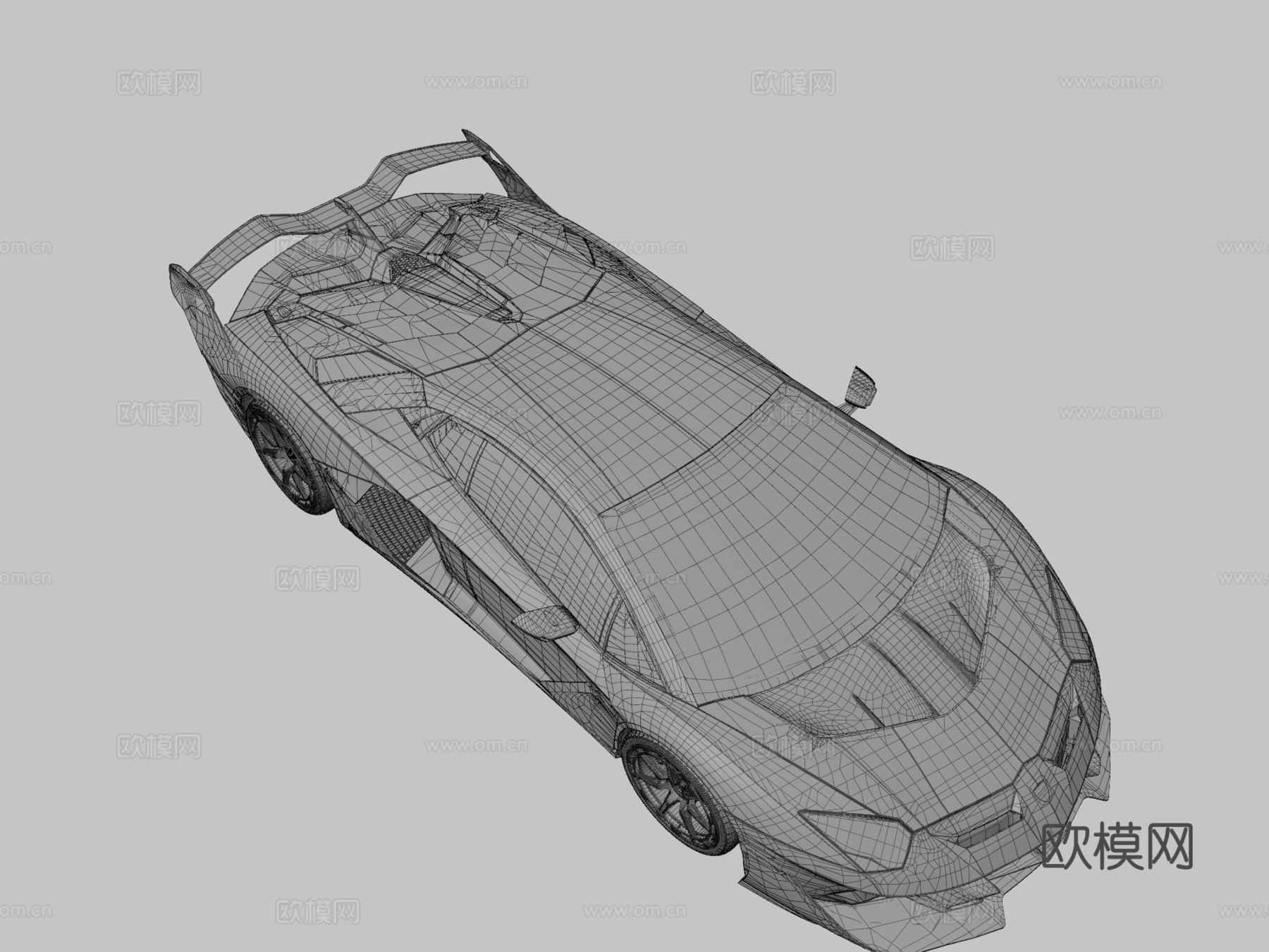 兰博基尼-埃文塔多su模型