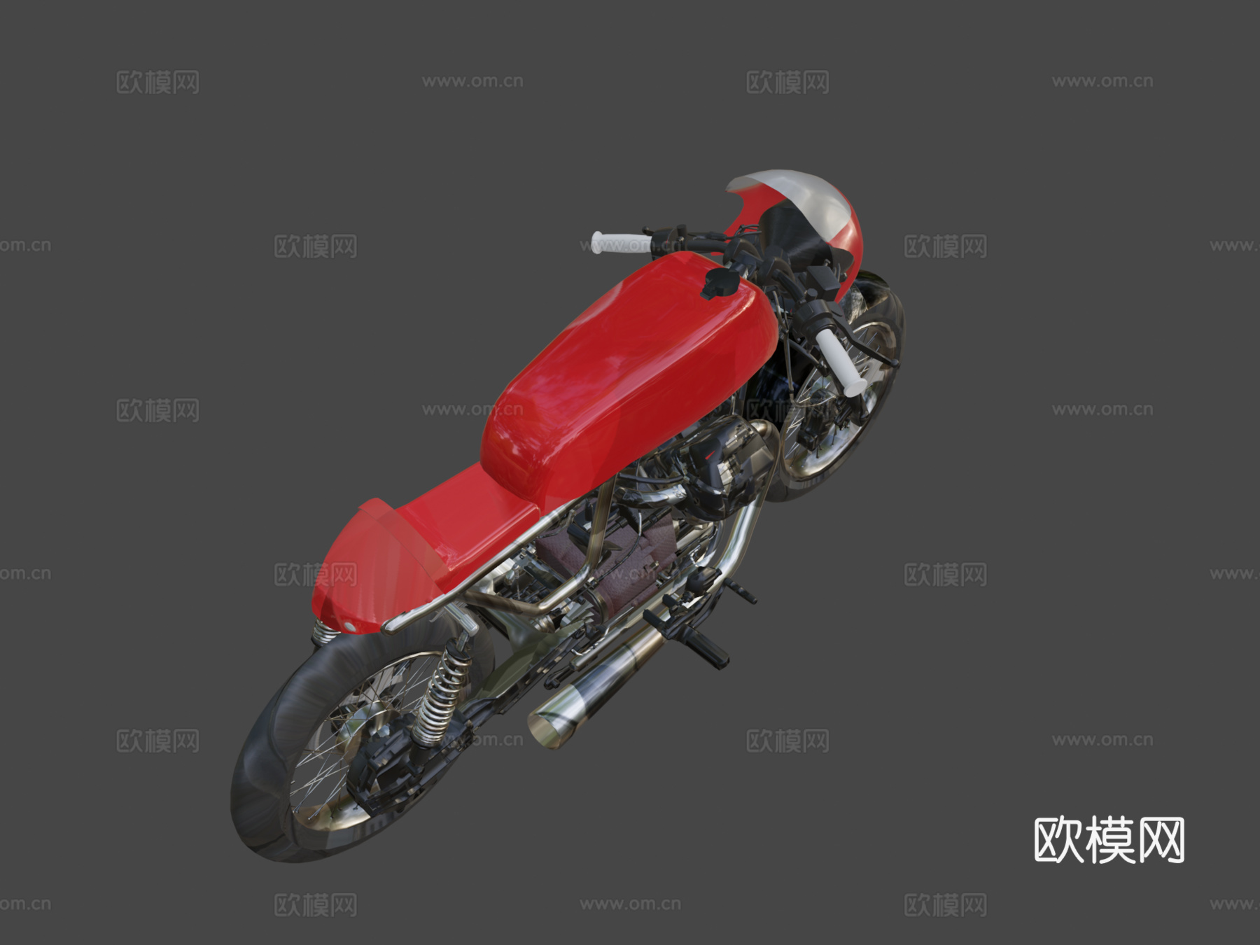 摩托古兹 V型双缸su模型