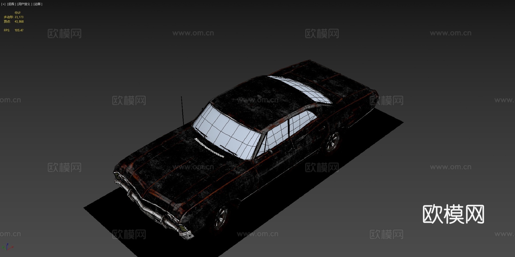 雪佛兰黑斑羚1967-超自然su模型